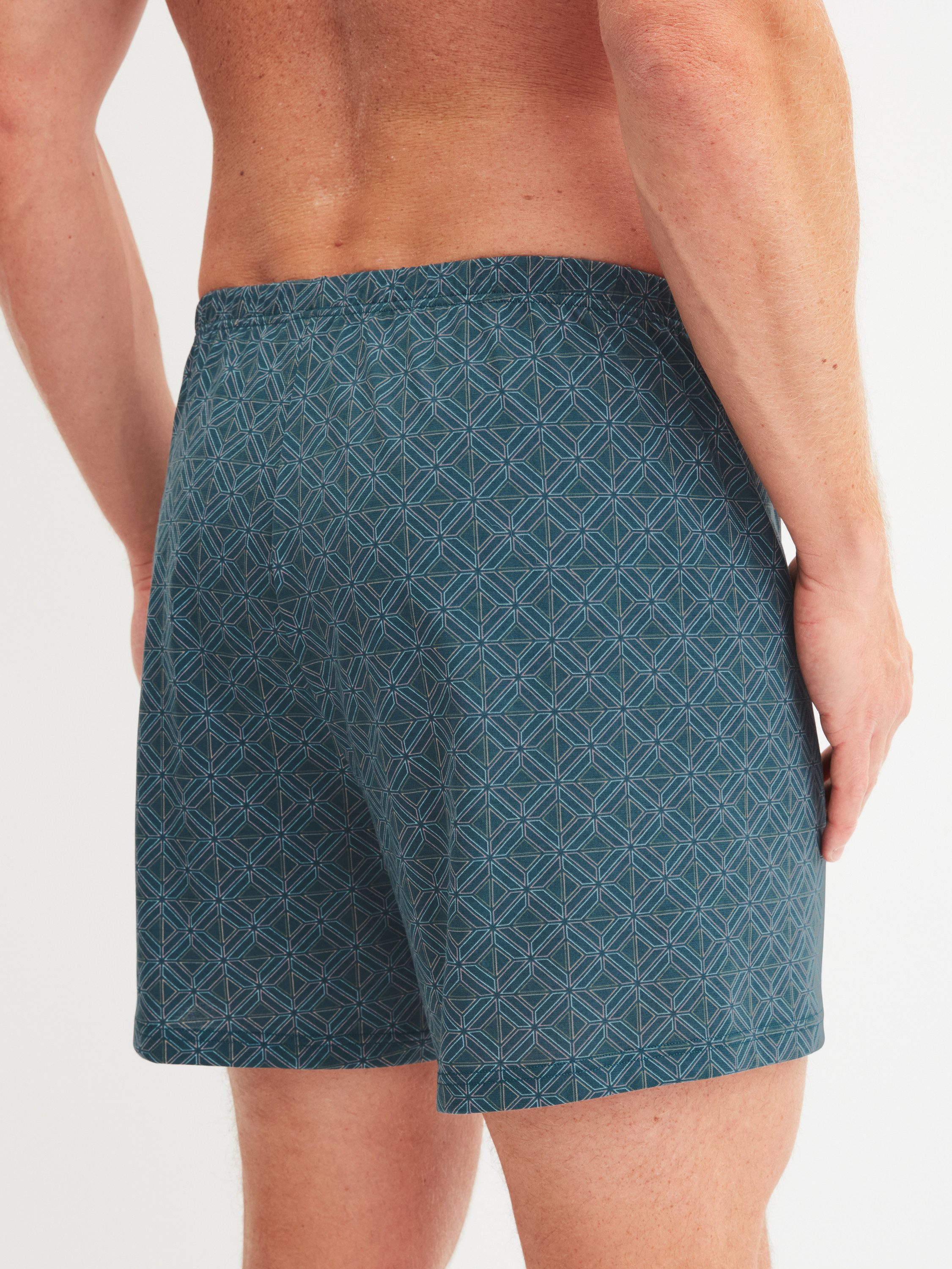 CALIDA Boxershorts Prints Herren (1-St) weich, locker geschnitten und formstabil – Bild 3 von 5