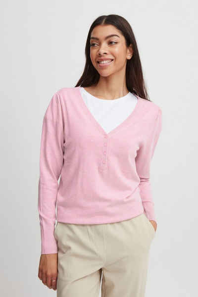 b.young Strickpullover BYMMPIMBA1 BUTTON JUMPER - 20812781