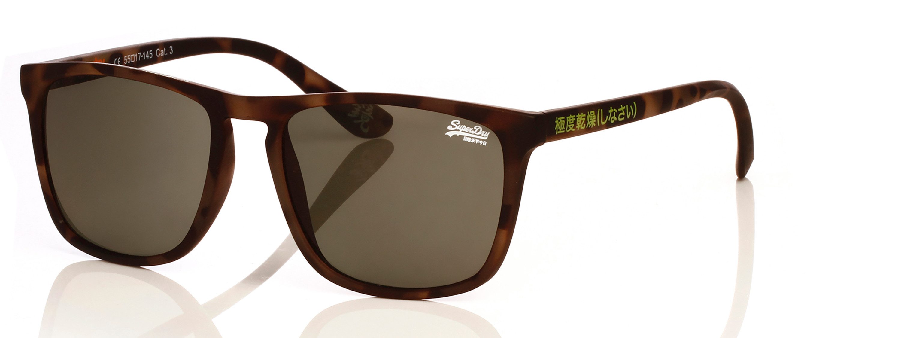 Superdry Sonnenbrille Modell 996059 Form Karree/Eckig, Logoschriftzug auf Bügel, Injectionfassung