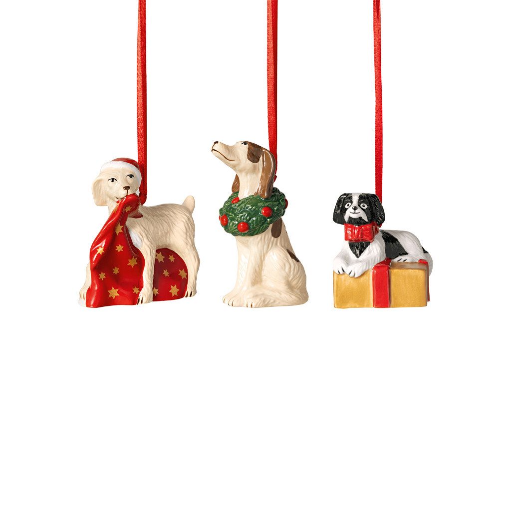 Villeroy & Boch Dekofigur Nostalgic Ornaments Ornamente Hunde 3tlg. (3 St)