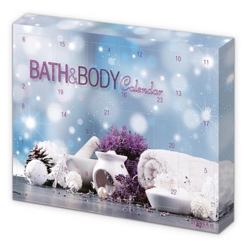 ACCENTRA Aufkleber itenga Adventskalender Bath & Body Motiv Spa / Lavendel
