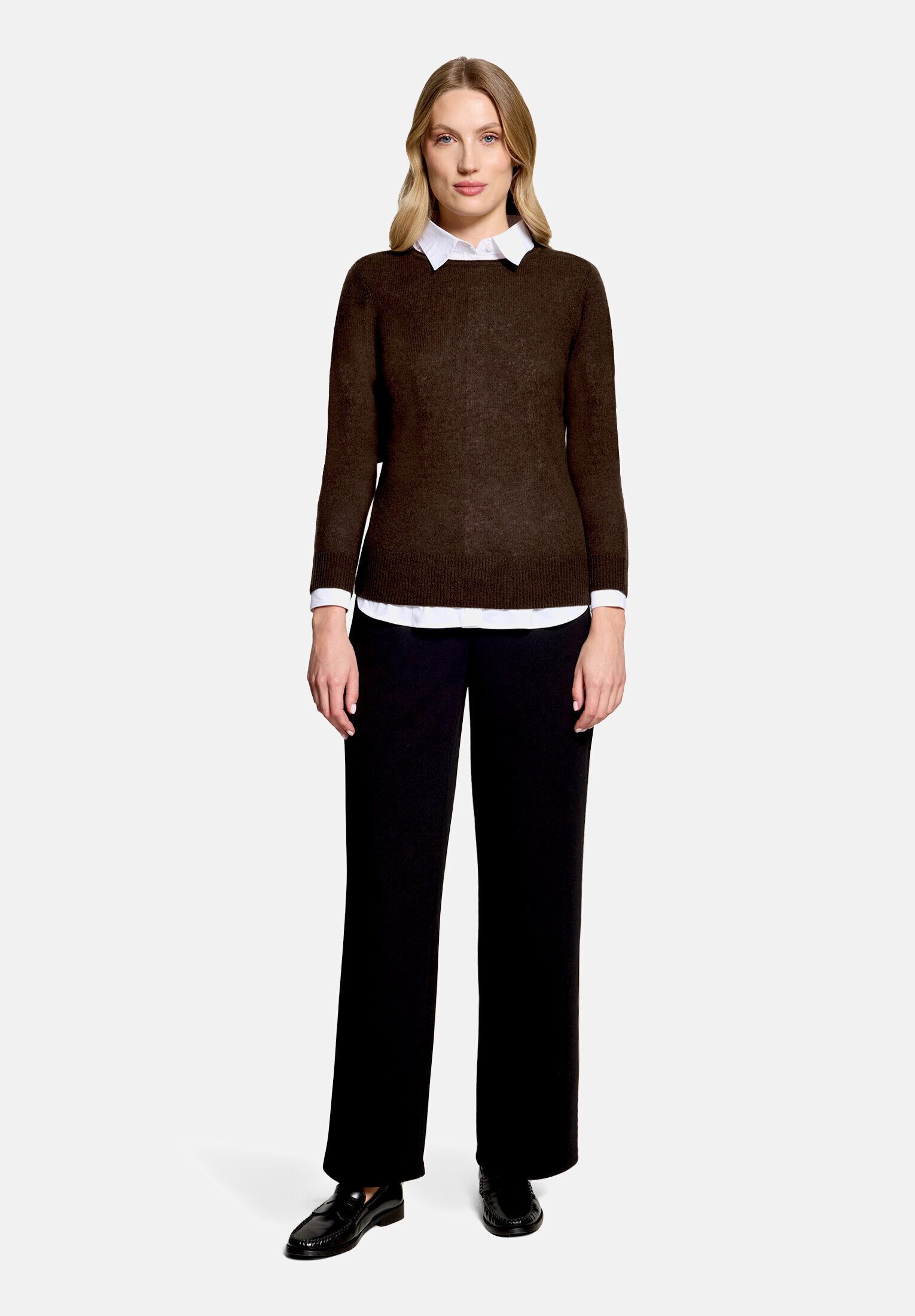 Betty Barclay Strickpullover Damen mit Rundhalsausschnitt (1-tlg) Strick