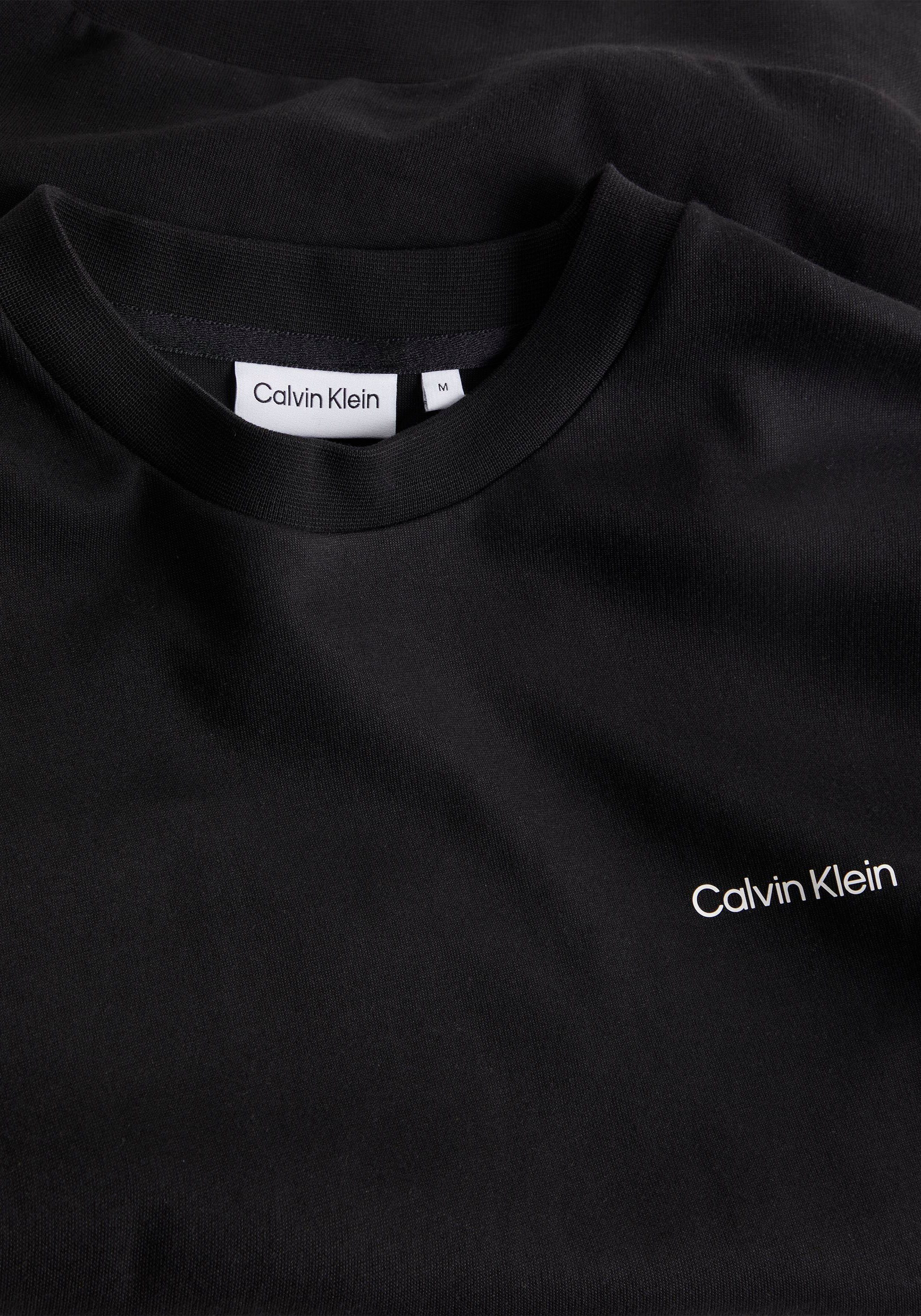 Big&Tall Calvin Logoschriftzug Klein schwarz mit Sweatshirt