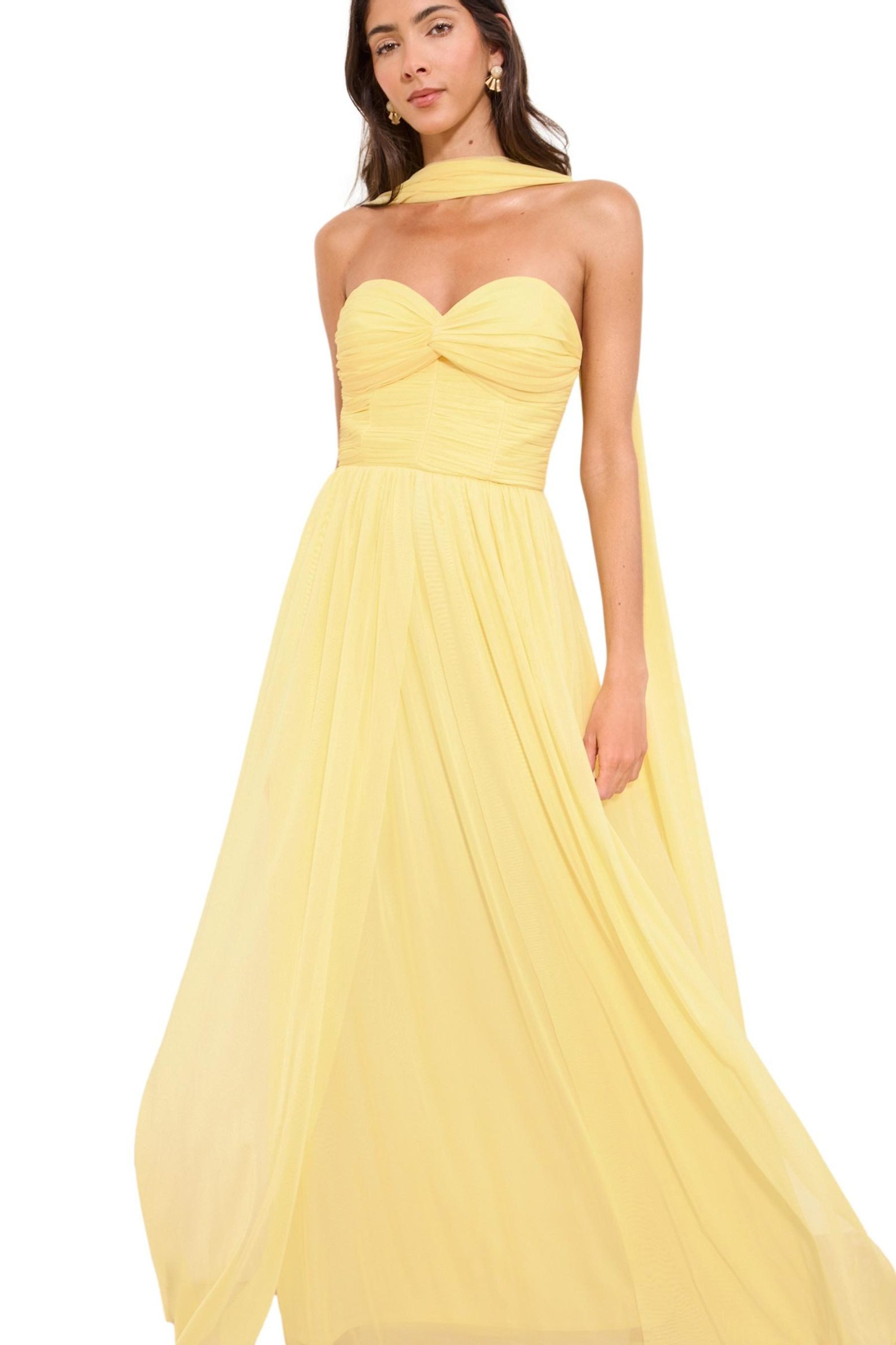 LIPSY Maxikleid Lipsy Brautjungfern-Maxikleid, Kurzgröße (1-tlg)