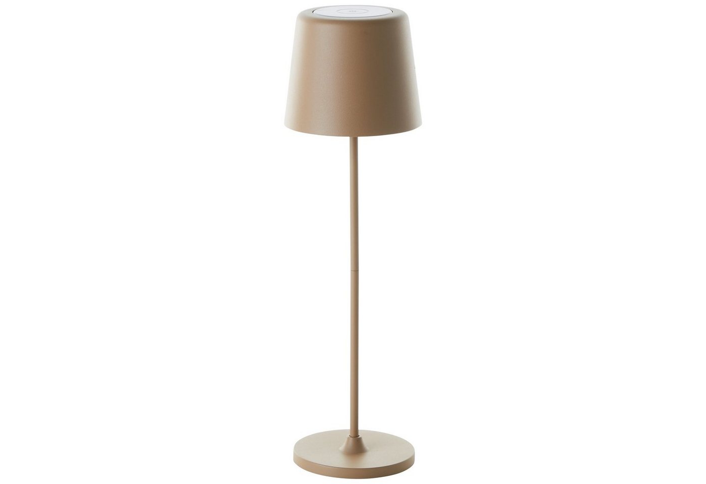 Brilliant LED Tischleuchte Kaami - mobile LED Außen Tischlampe, Dimmfunktion, mehrere Helligkeitsstufen, LED fest integriert, Warmweiß, mobile LED Außen Tischlampe, 37 cm, 310 lm, Touchdimmer, USB