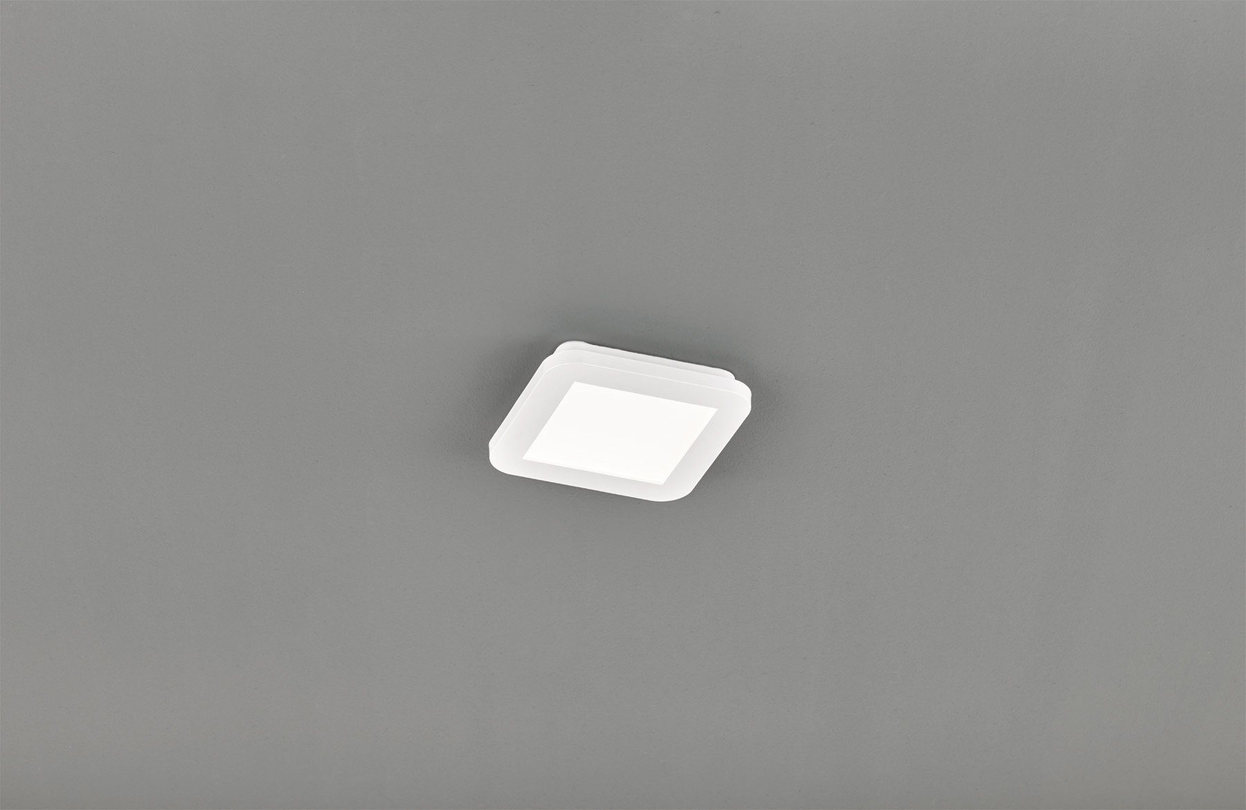 Switch Badezimmer LED IP46 warmweiß Dimmer, LED Camillus, 3000 Leuchten integriert, weiß, K, geeignet, TRIO fest matt, Deckenleuchte Warmweiß,
