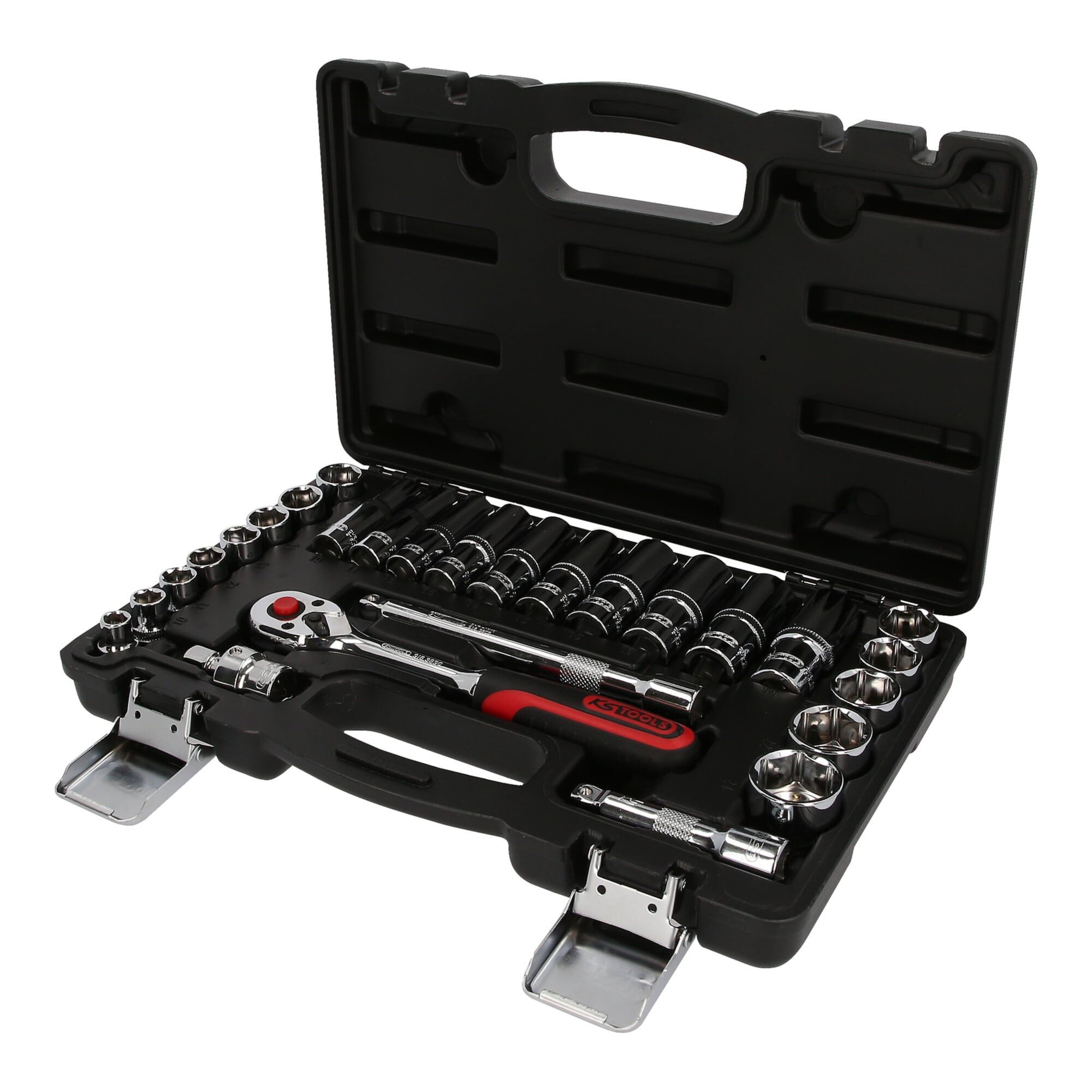KS Tools Steckschlüssel KS Tools 3/8" CHROMEplus Steckschlüssel-Satz, 27-teilig