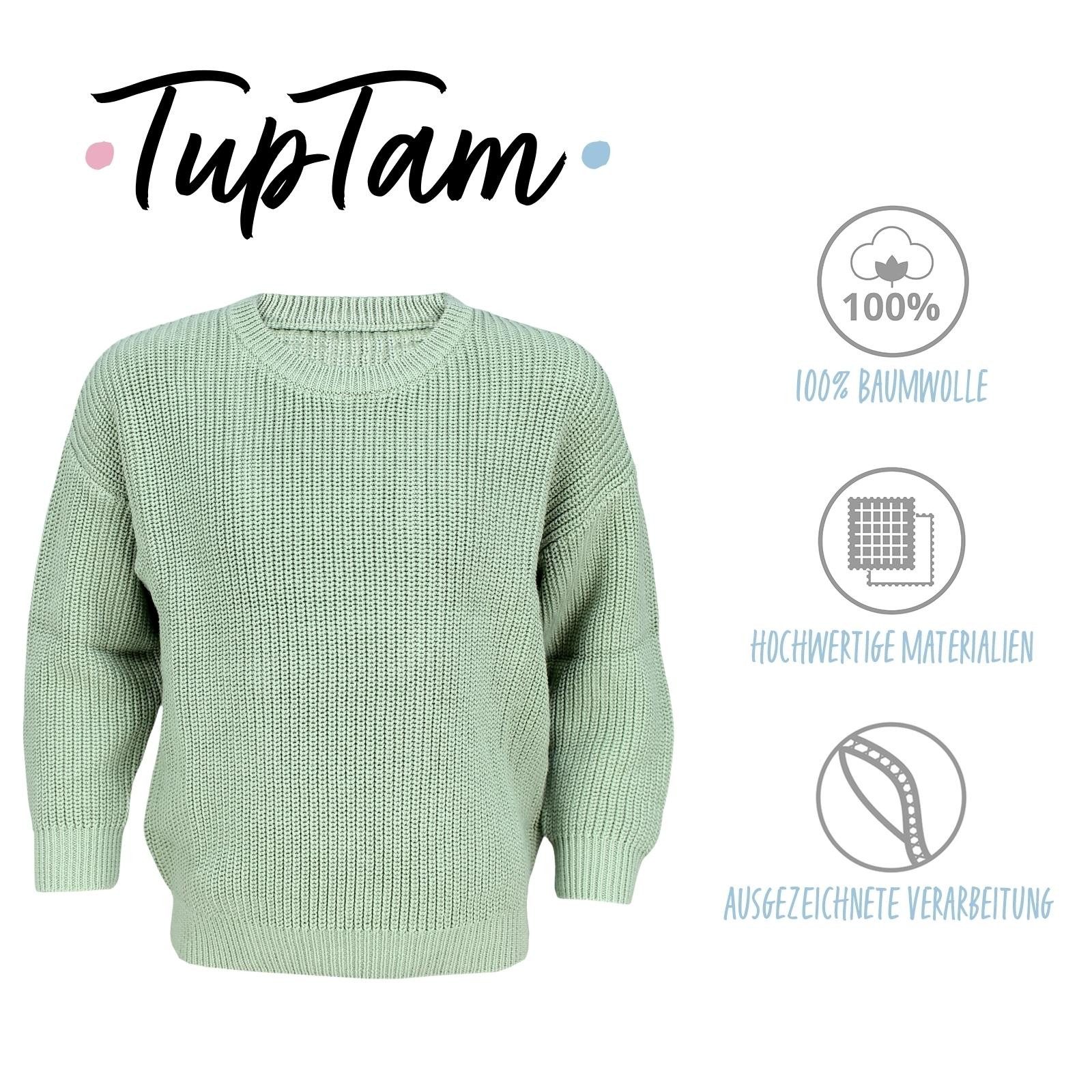 TupTam Strickpullover TupTam Strickpullover Bio- Baumwolle Junge Mädchen