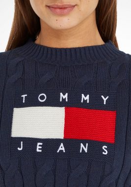 Tommy Jeans Rundhalspullover mit Logo