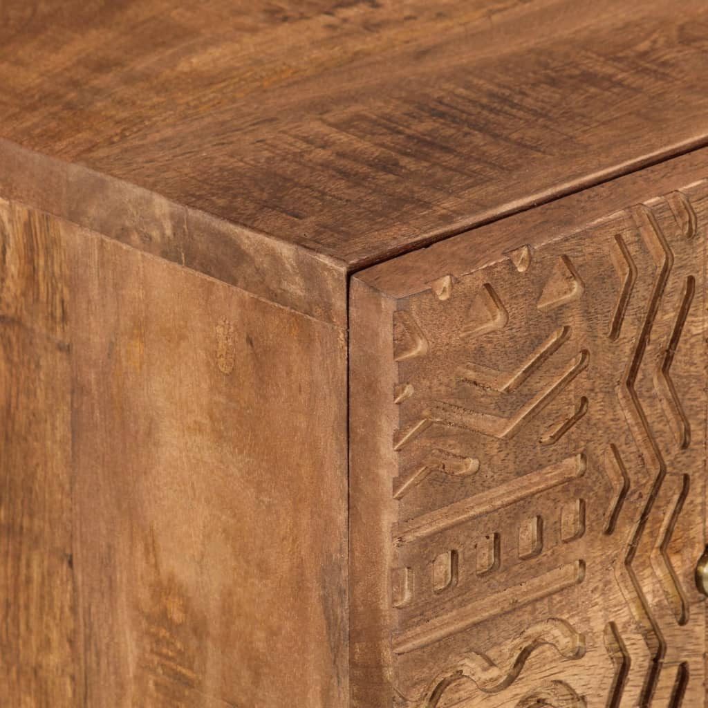 vidaXL Kommode Kommode 55x30x76 cm Massivholz und Eisen (1 St)