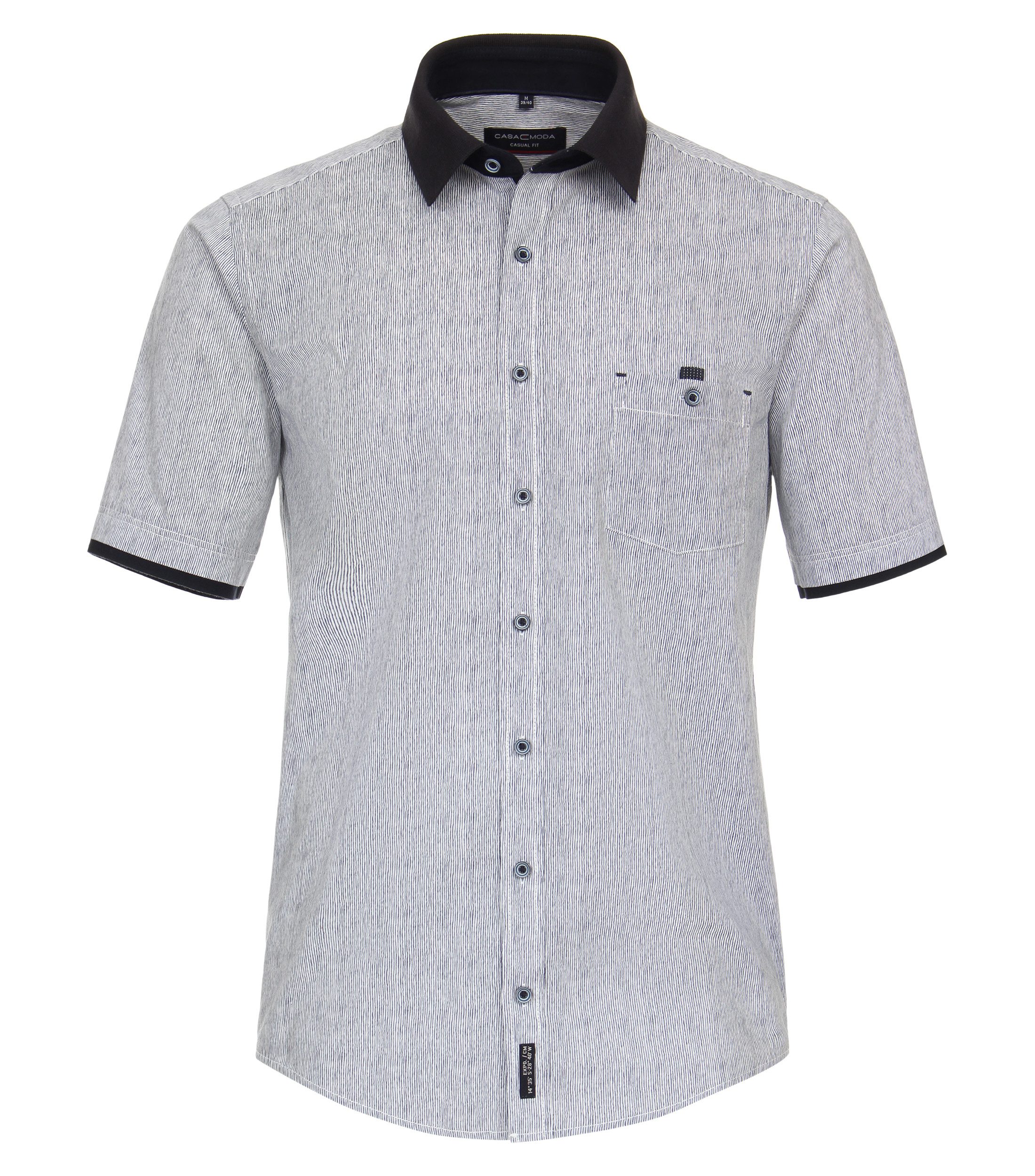 CASAMODA Kurzarmhemd CASAMODA Freizeithemd Kurzarm gestreift