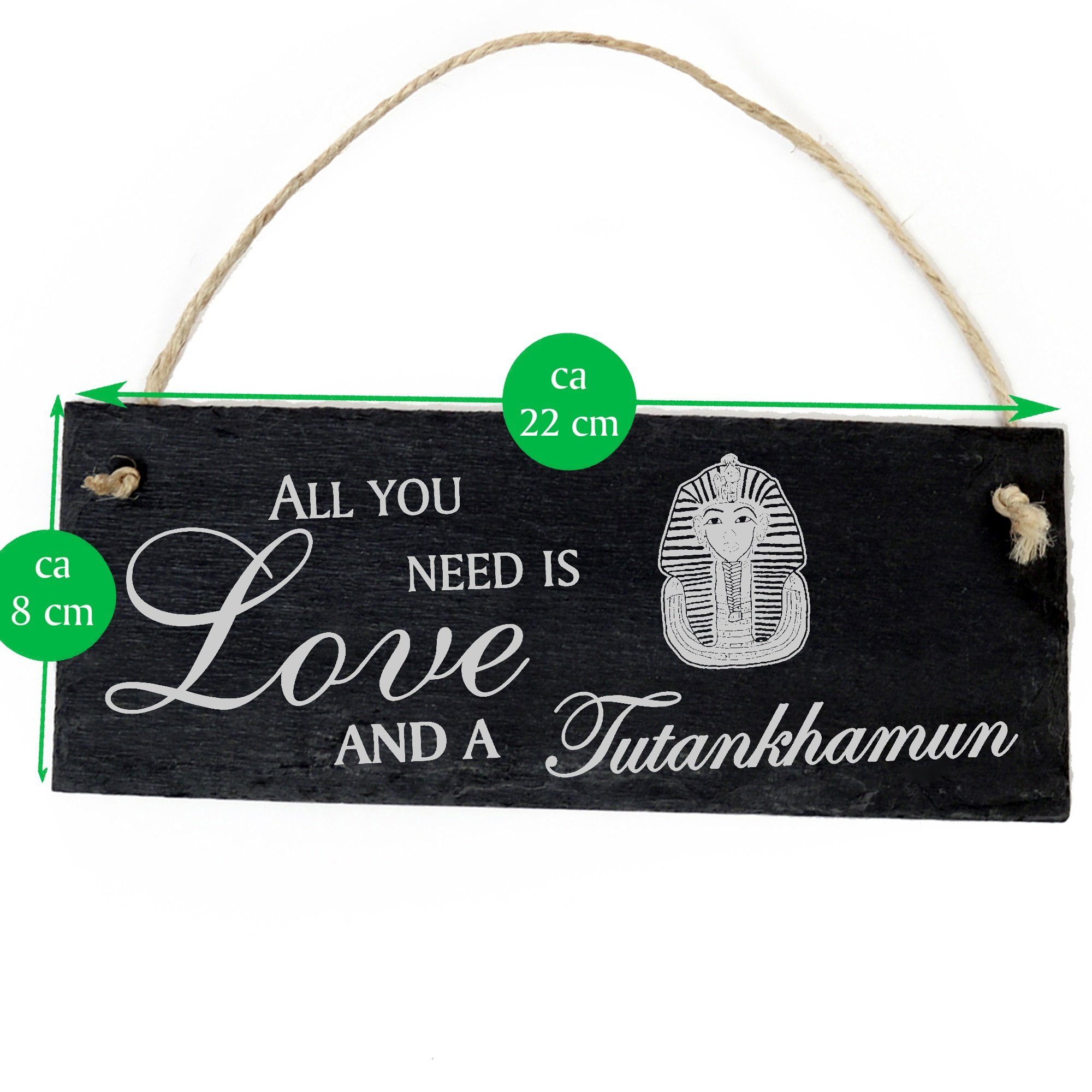 is Tutankhamun you Hängedekoration All Dekolando Love 22x8cm need and a Tutanchamun