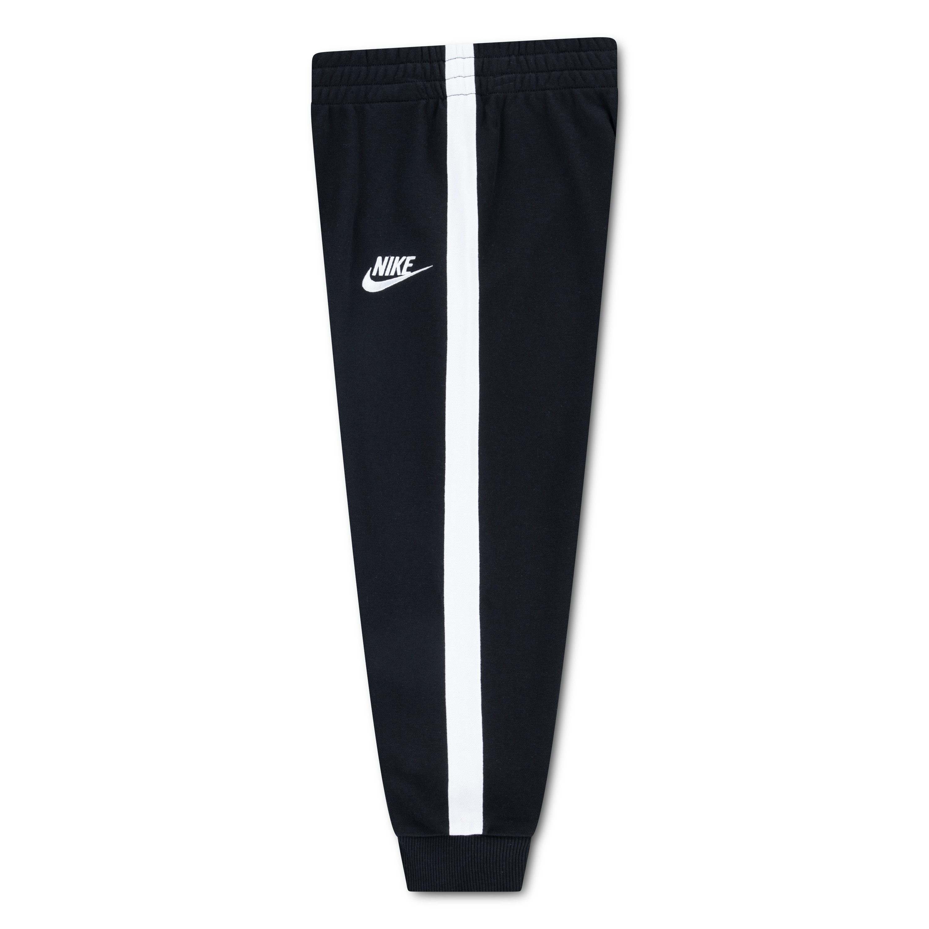 Nike Sportswear Jogginganzug (2-tlg), 2-teiliges Set, aus Baumwollmischung, unifarben mit Farbeinsatz