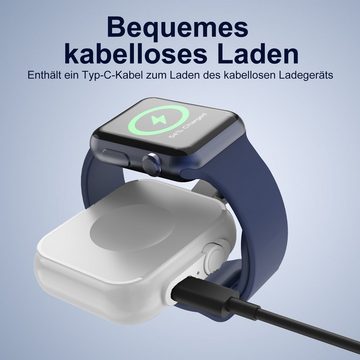 JOEAIS Powerbank für Apple Watch iWatch Kabelloses Ladegerät Ladestation Powerbank, 1200mAh Wireless Charger