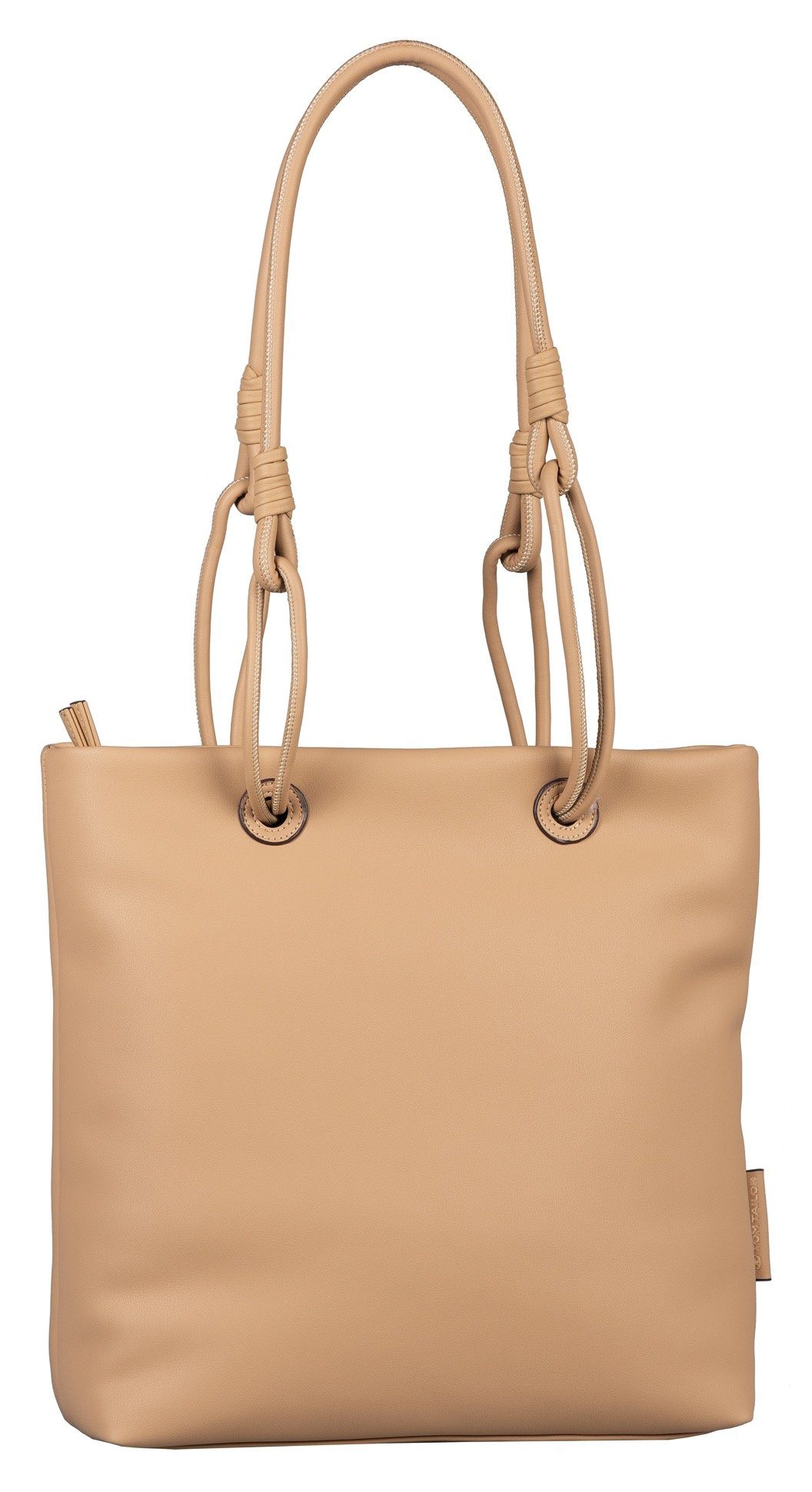 mit geräumigem Zip Olivia TAILOR Shopper Hauptfach L, camelfarben shopper TOM