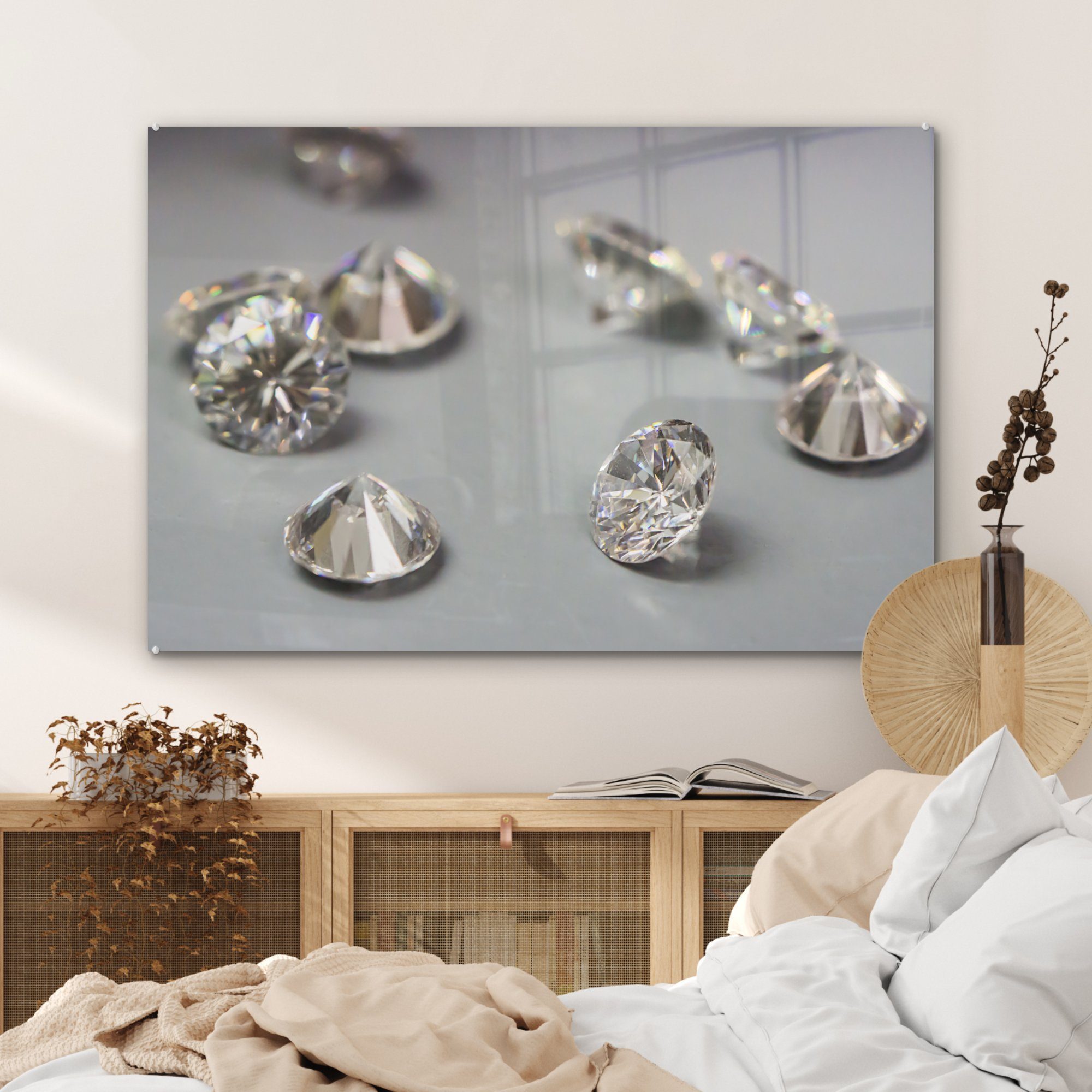 MuchoWow Schlafzimmer St), Acrylglasbild & Diamant, (1 Acrylglasbilder Wohnzimmer