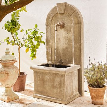 Mirabeau Pflanztisch Brunnen Ginette antikbeige