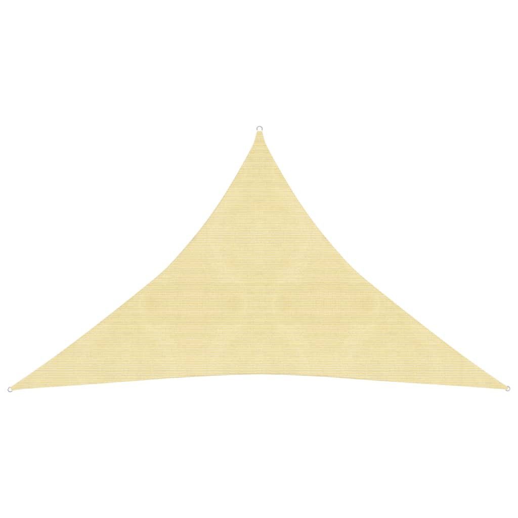 Sonnensegel 25 x 25 x 35 m Sonnensegel 160 gm² Beige 2,5x2,5x3,5 m HDPE Beschattun