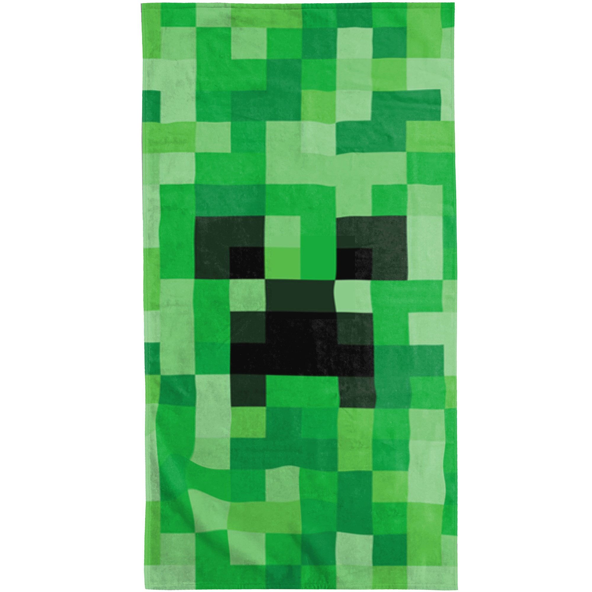 BERONAGE Strandtuch Minecraft Badetuch Creeper 75x150 cm, (1-St), Frottee i günstig online kaufen