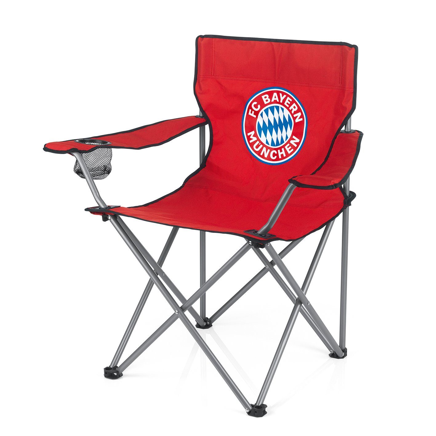 FC Bayern München Campingstuhl, faltbar mit FCB-Logo
