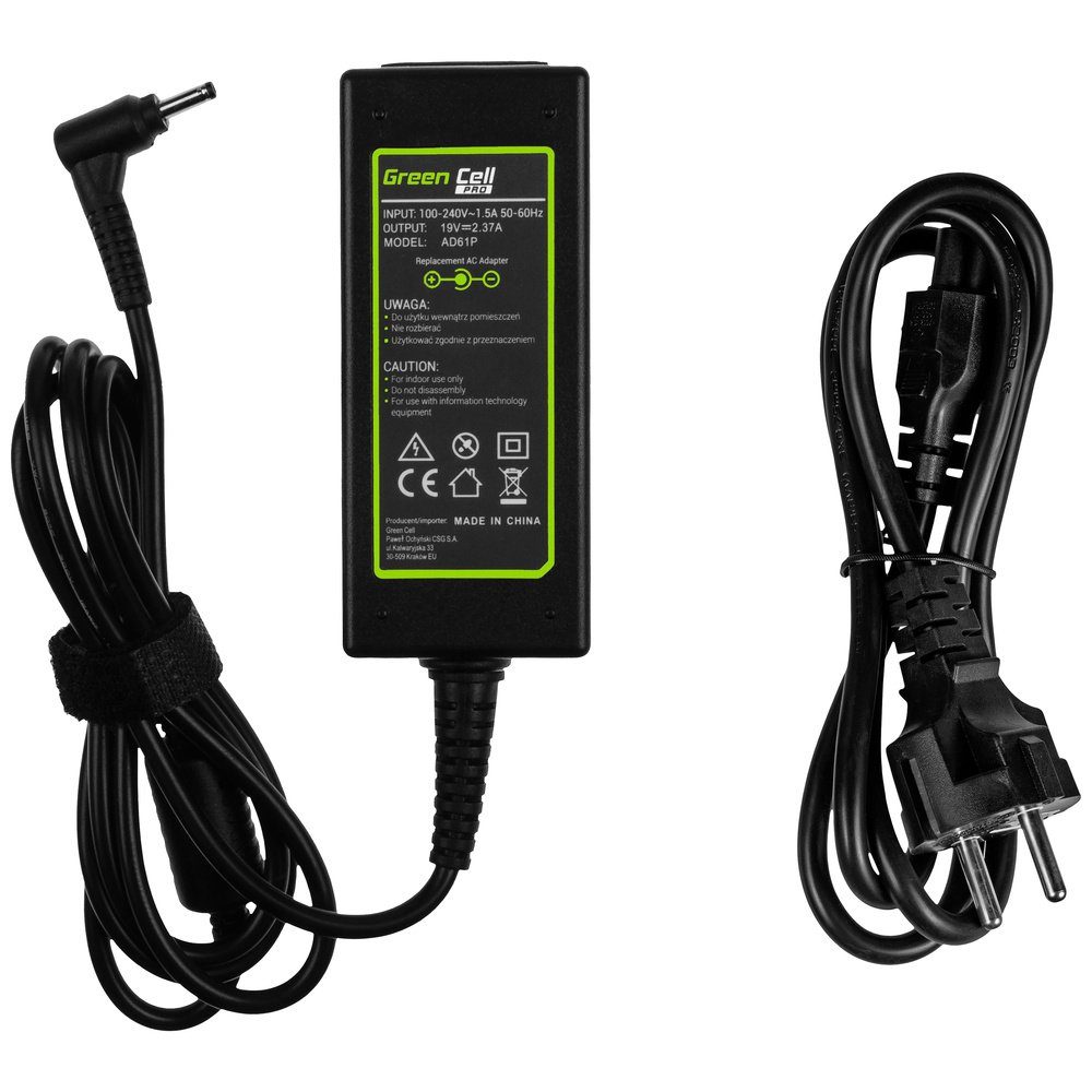 Green Cell Green Cell GC-AD61P Notebook-Netzteil 45 W 19 V 2.37 A Notebook-Netzteil – Bild 3 von 5