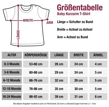 Shirtracer T-Shirt Deutschland Fußball 2024 Fussball EM Fanartikel Baby