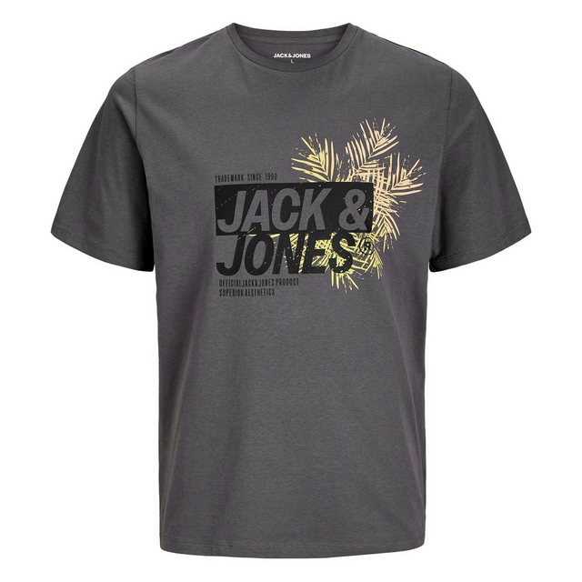 Jack & Jones T-Shirt JJJAXON Tee SS Crew Neck LN mit plakativem Print auf d günstig online kaufen