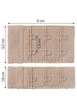LASCANA BH-Verlängerung (6 St), für 1- und 2-Haken-Verschlüsse