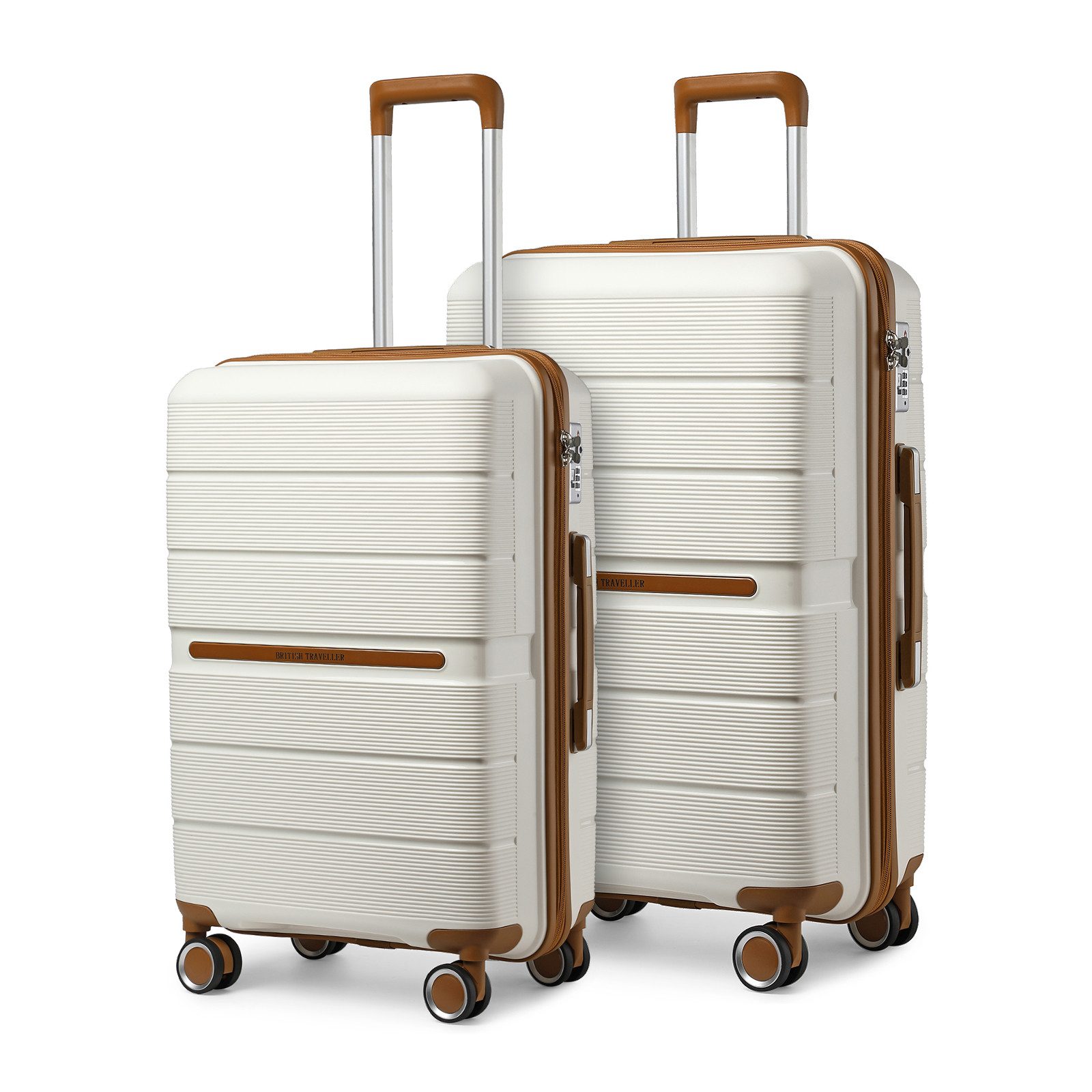 British Traveller Handgepäck-Trolley Reisekoffer Hartschalenkoffer aus günstig online kaufen