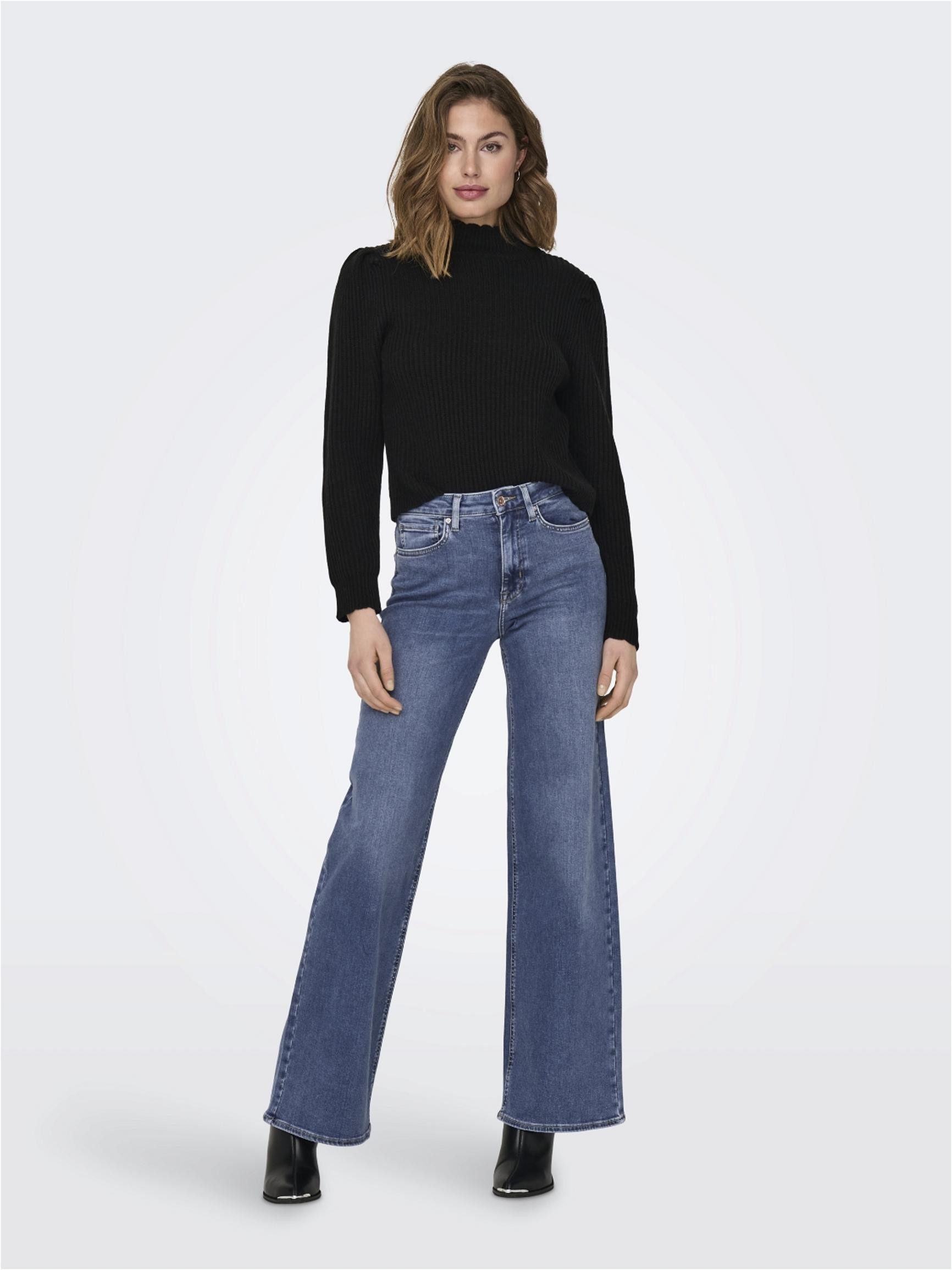 ONLY Schlagjeans ONLMADISON BLUSH HW WIDE günstig online kaufen