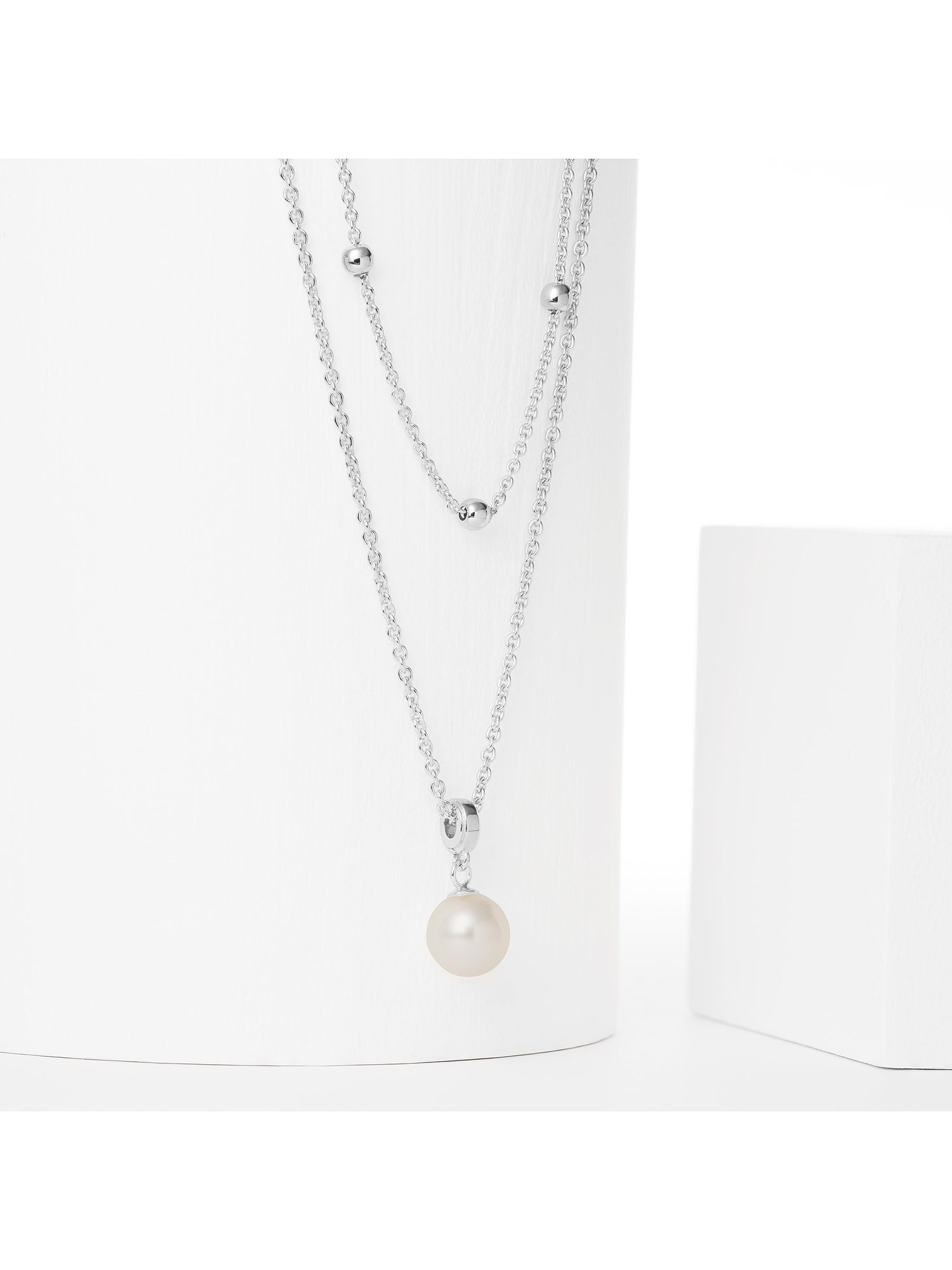 JETTE Silberkette JETTE Damen-Kette 925er Silber Süßwasserperle, JOY