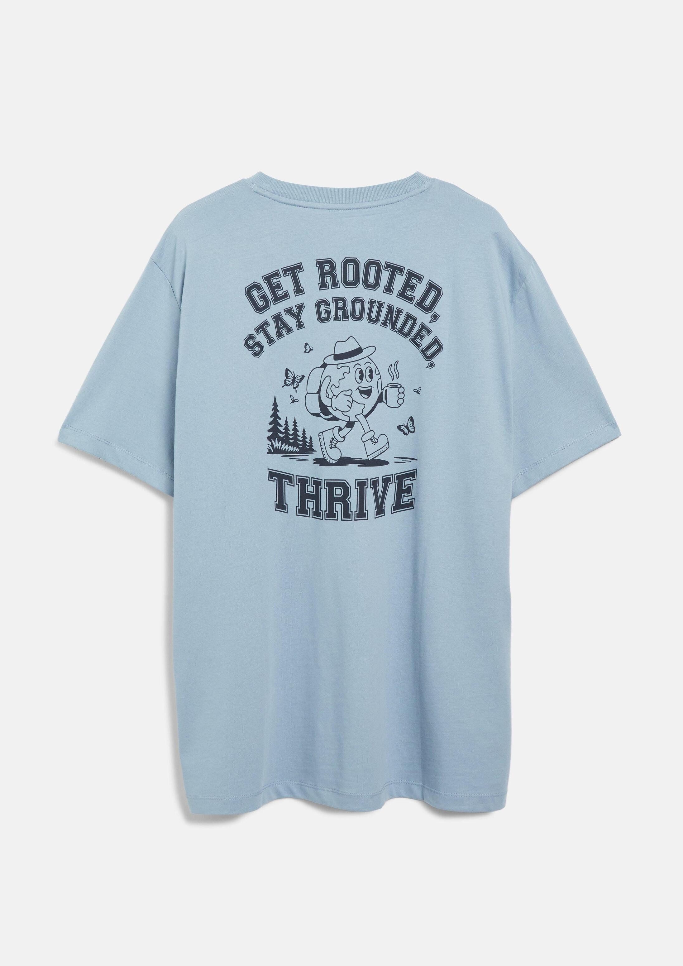 s.Oliver Kurzarmshirt T-Shirt T-Shirt mit Front- und Rückenprint