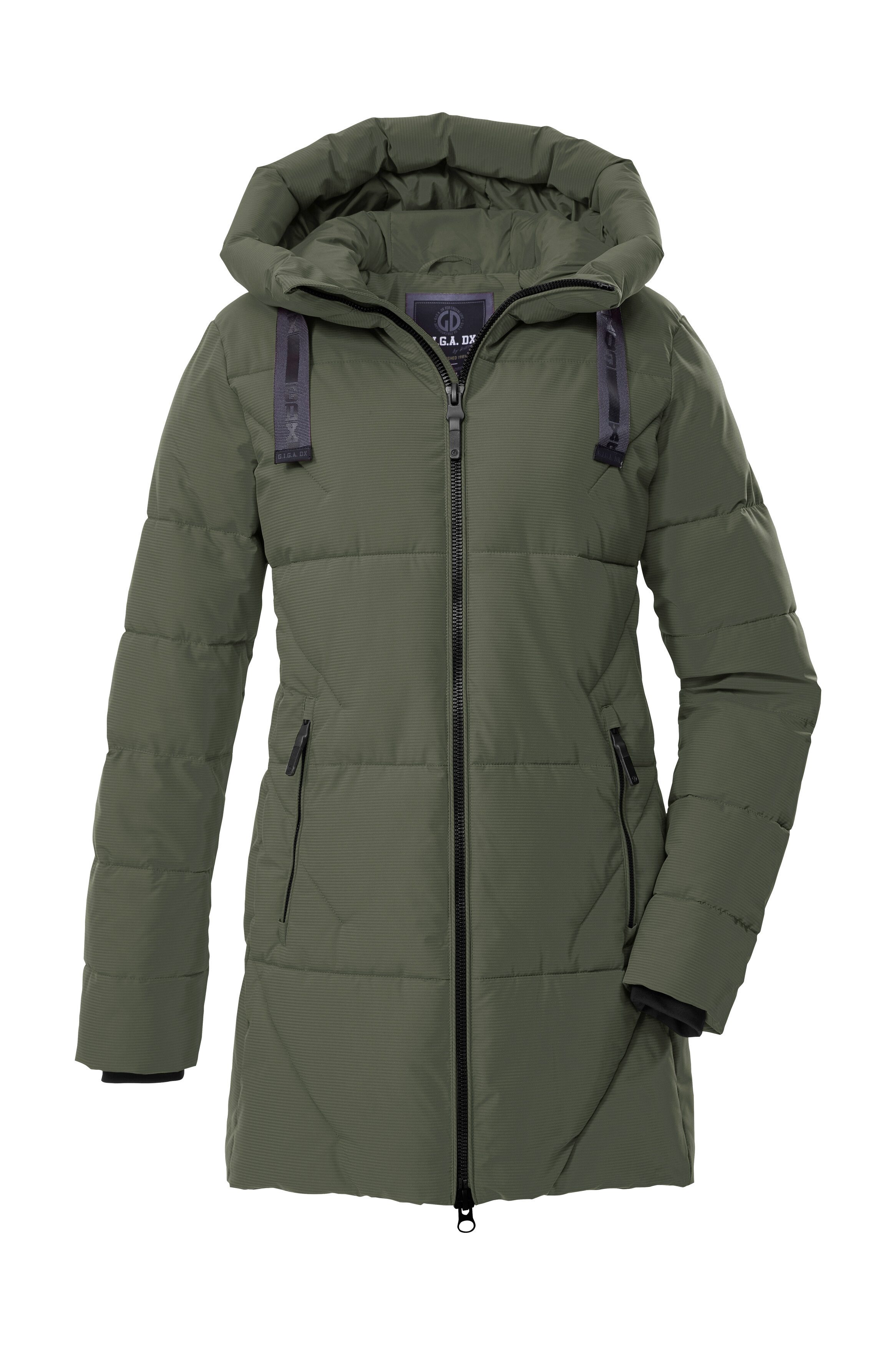 G.I.G.A. DX by killtec Steppmantel GW 30 WMN QLTD PRK Wasserabweisender, atmungsaktiver Steppparka mit großer Kapuze