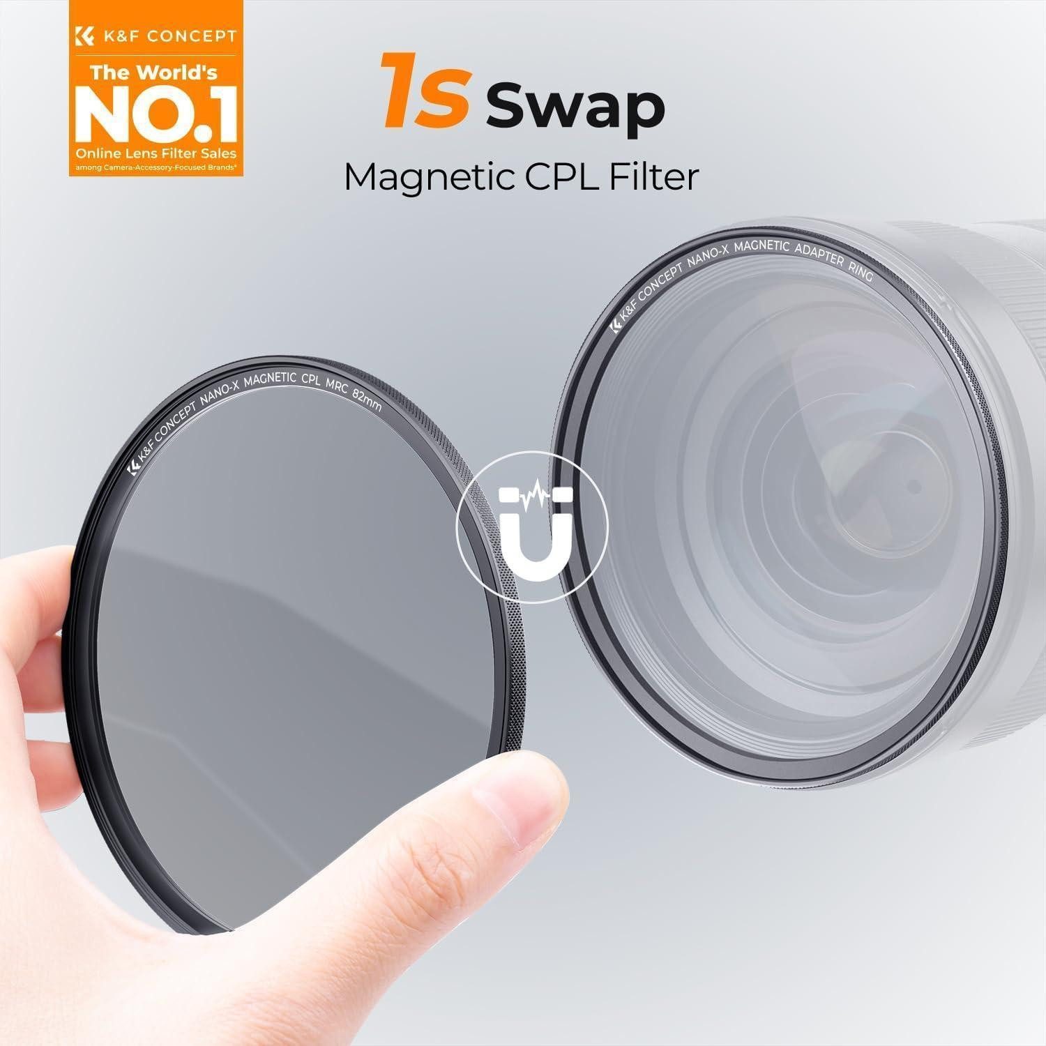 LuxusKollektion Nano X-Serie Polfilter 67mm Magnetadapter CPL Filter 28x beschichtet zirkularer Polfilter
