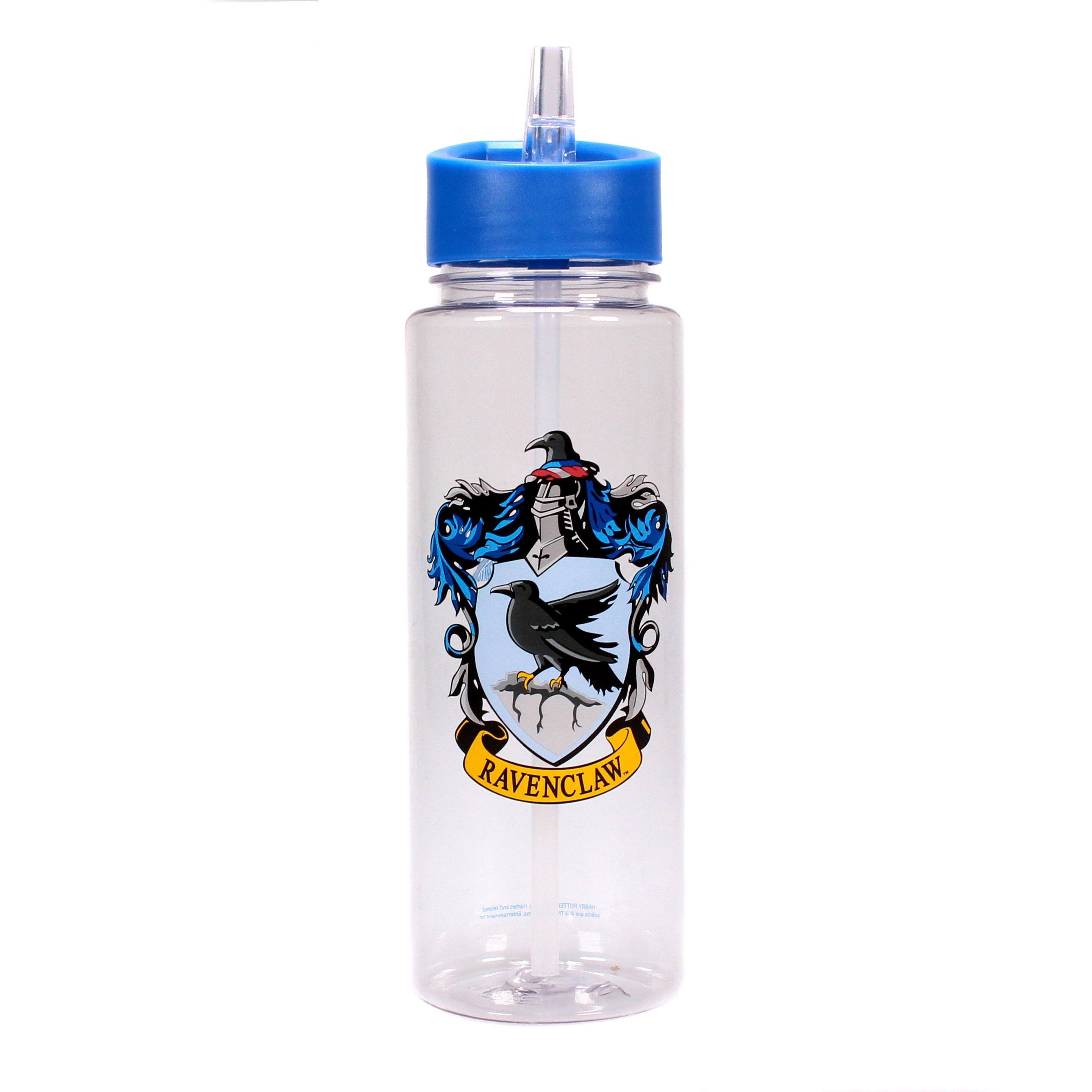 Half Moon Bay Trinkflasche Harry Potter Ravenclaw Trinkflasche Crest, Mit Schraubverschluss, Trinkhalm und Tragegriff