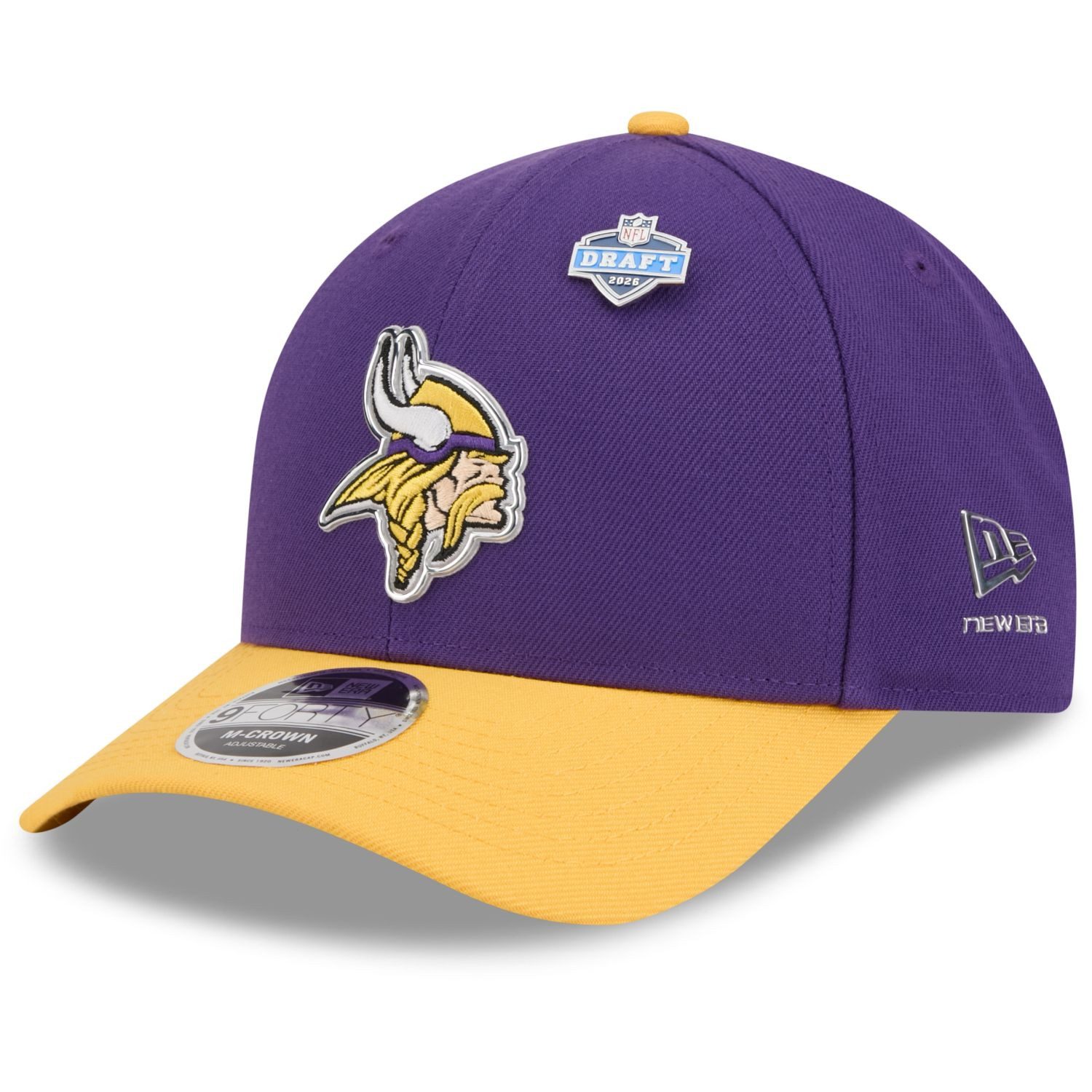 Snapback Cap 9Forty MCrown NFL 2026 DRAFT Minnesota Vikings