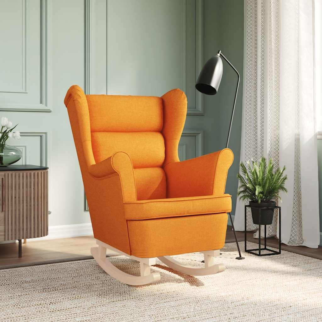 vidaXL Sessel Schaukelsessel Dunkelgelb 74x90x102 cm günstig online kaufen