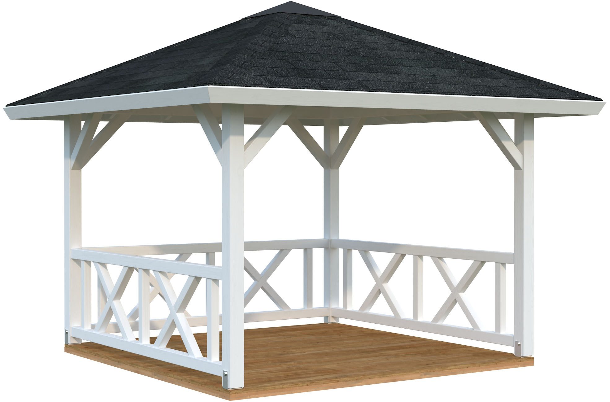 Palmako Holzpavillon Betty, BxTxH: 386x386x323 cm