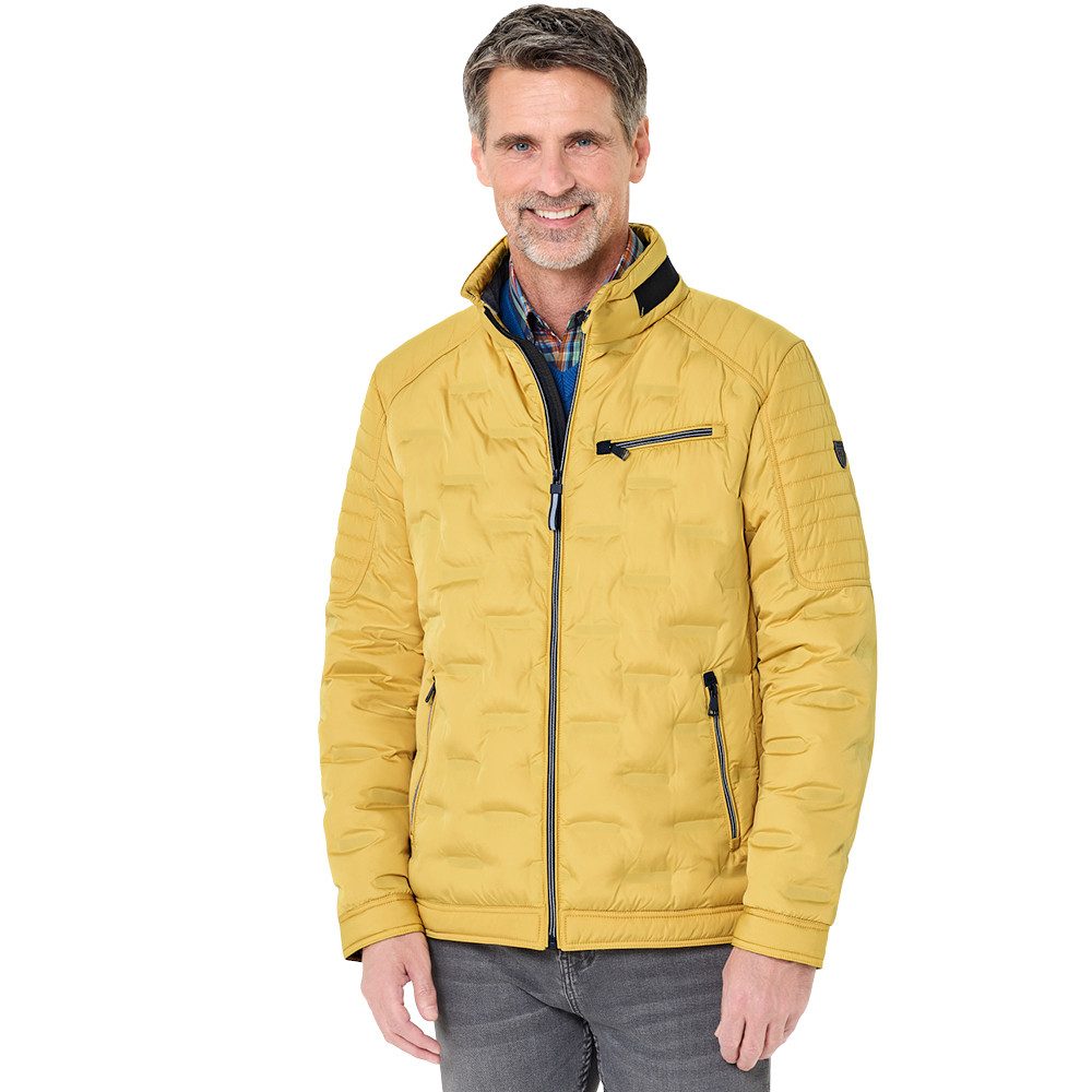 Royal Spencer Steppjacke Stehkragen mit Druckknopf schützt Ihren Hals