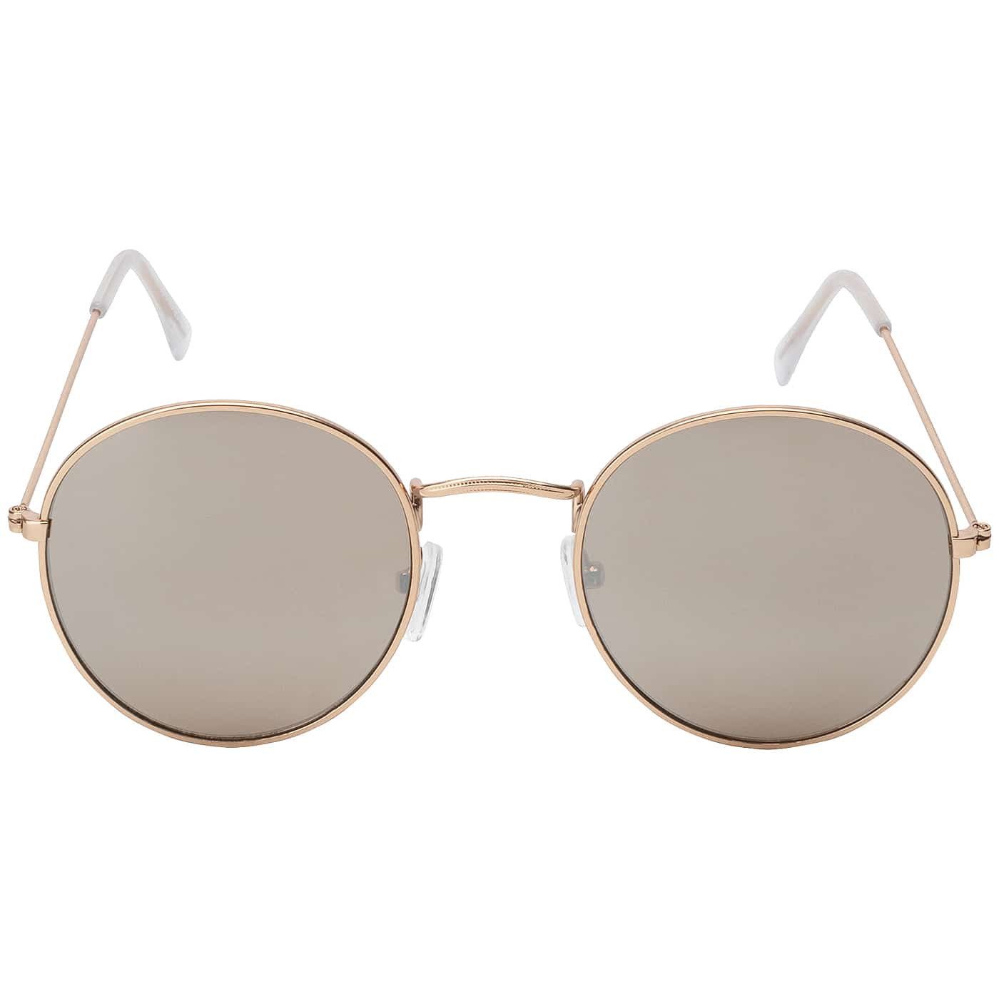 BEZLIT Eyewear Retrosonnenbrille Rund Form Verspiegelt Damen Herren Sonnenbrille (1-St) mit orange, blau, hellrot, lila, grün und roten Linsen