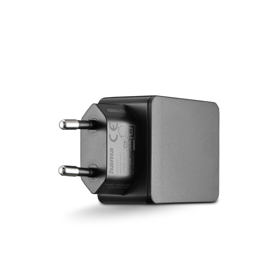 Hama Ladegerät für Smartphone, Tablet, universal, 2x USB-A, 12W, Schwarz USB-Ladegerät (1-tlg)