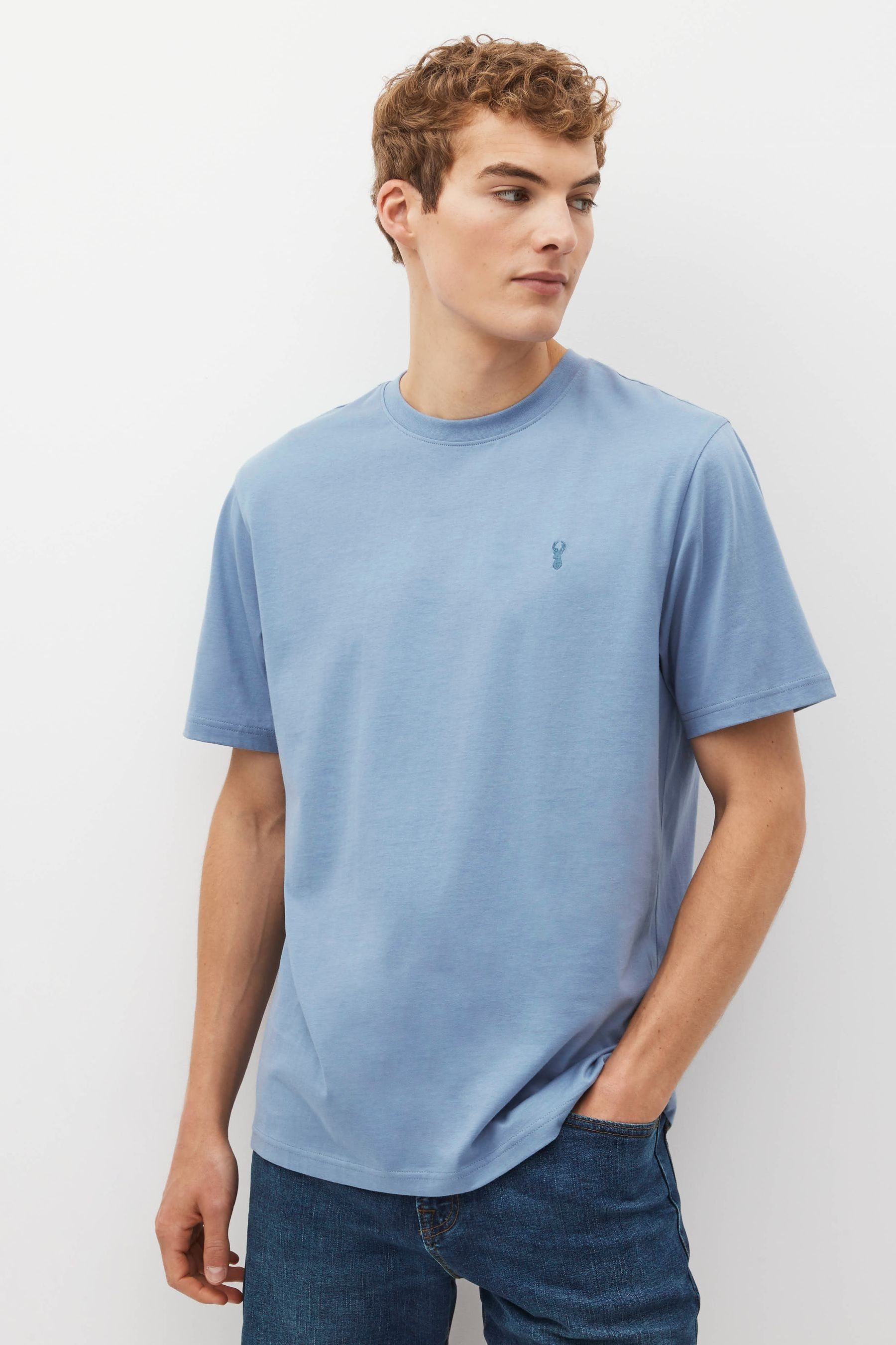 4er-Pack Blue/Mushroom Stone/Charcoal/Light T-Shirts (4-tlg) T-Shirt Next