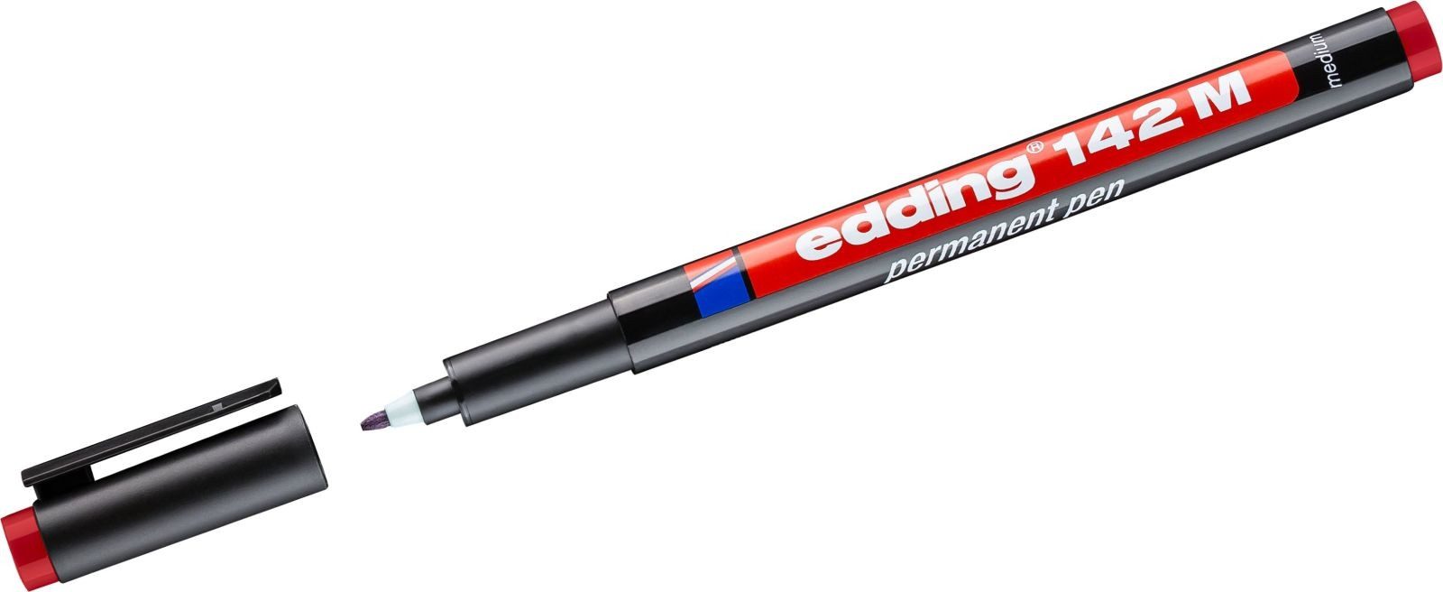 edding Folienstift Permanent Pen edding 142 M 1mm rot