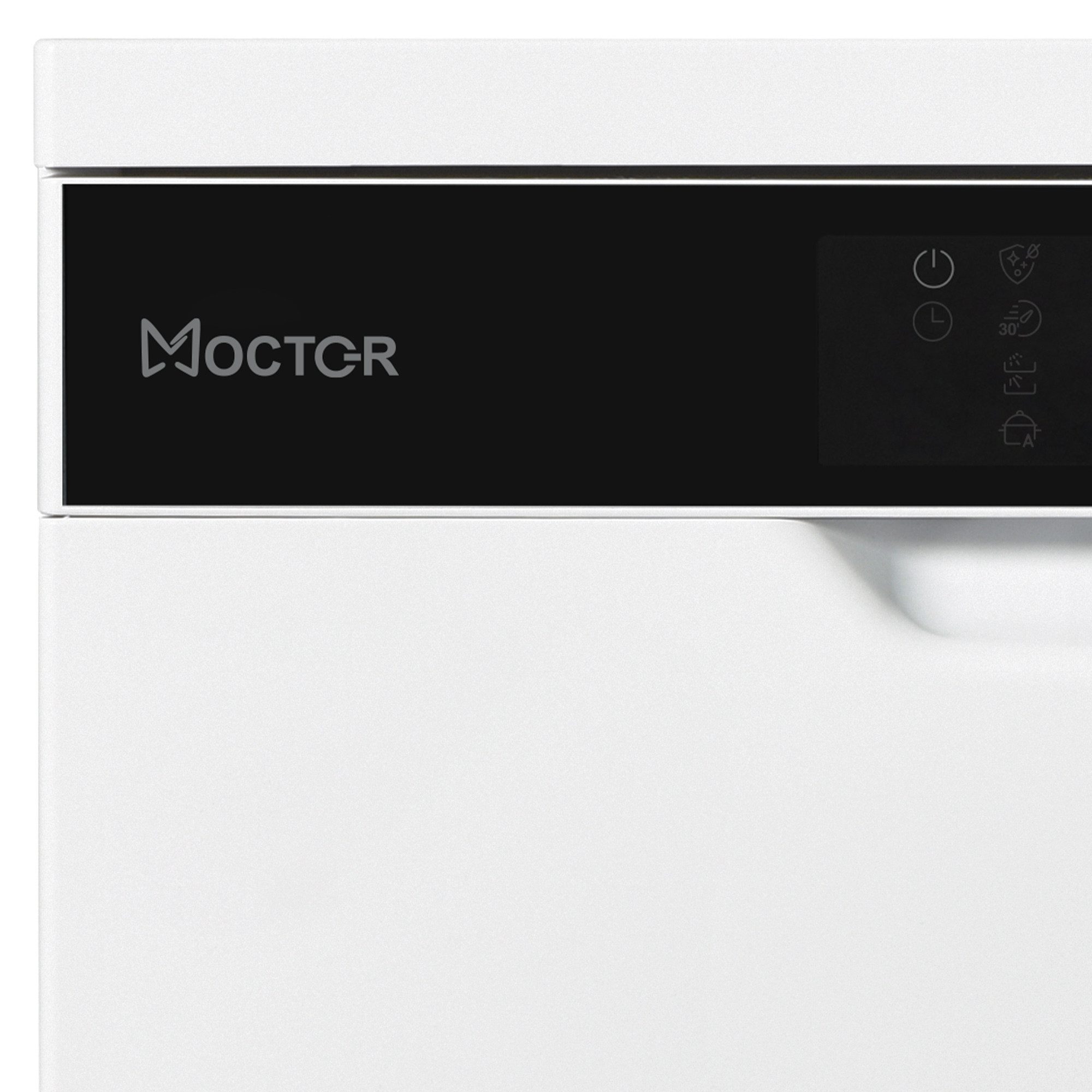 MOCTOR Standgeschirrspüler Serie 9 DW70014AW, 14 Maßgedecke, Auto Door, 10 Programme, Aquastop, Moctor App