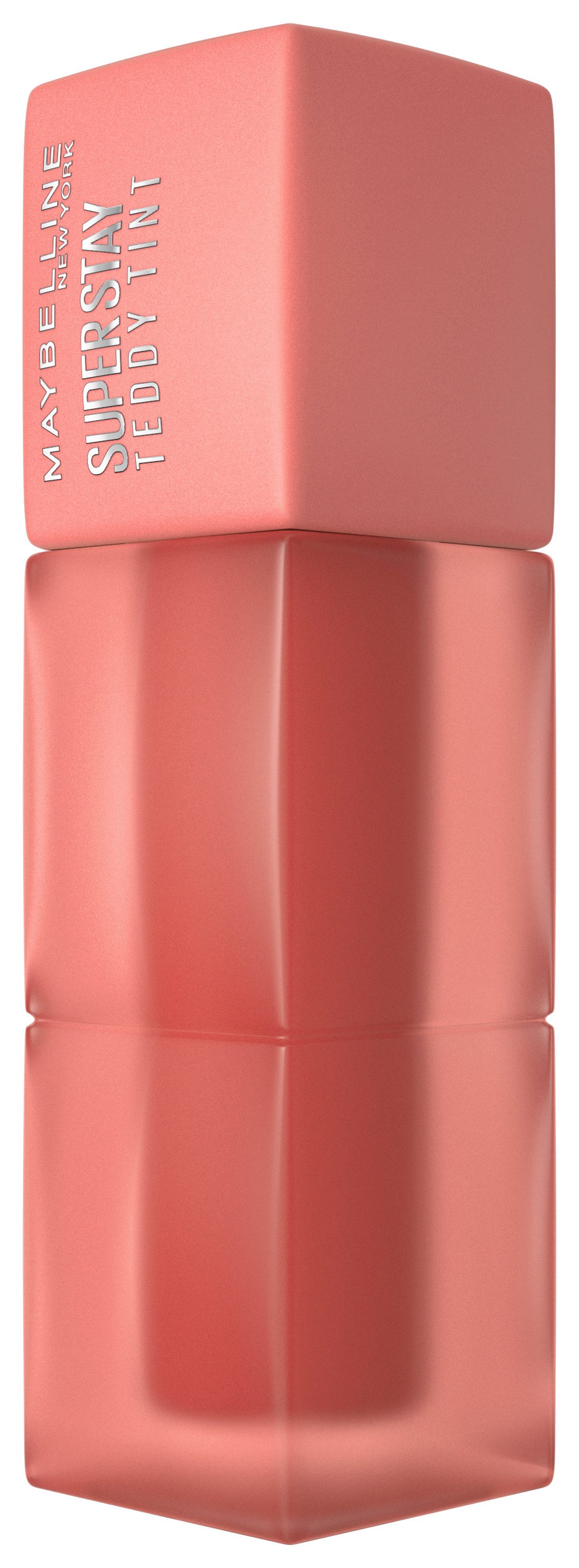 MAYBELLINE NEW YORK Lippenstift SUPER STAY TEDDY TINT LIPPENSTIFT, mit weichem Teddy-Applikator