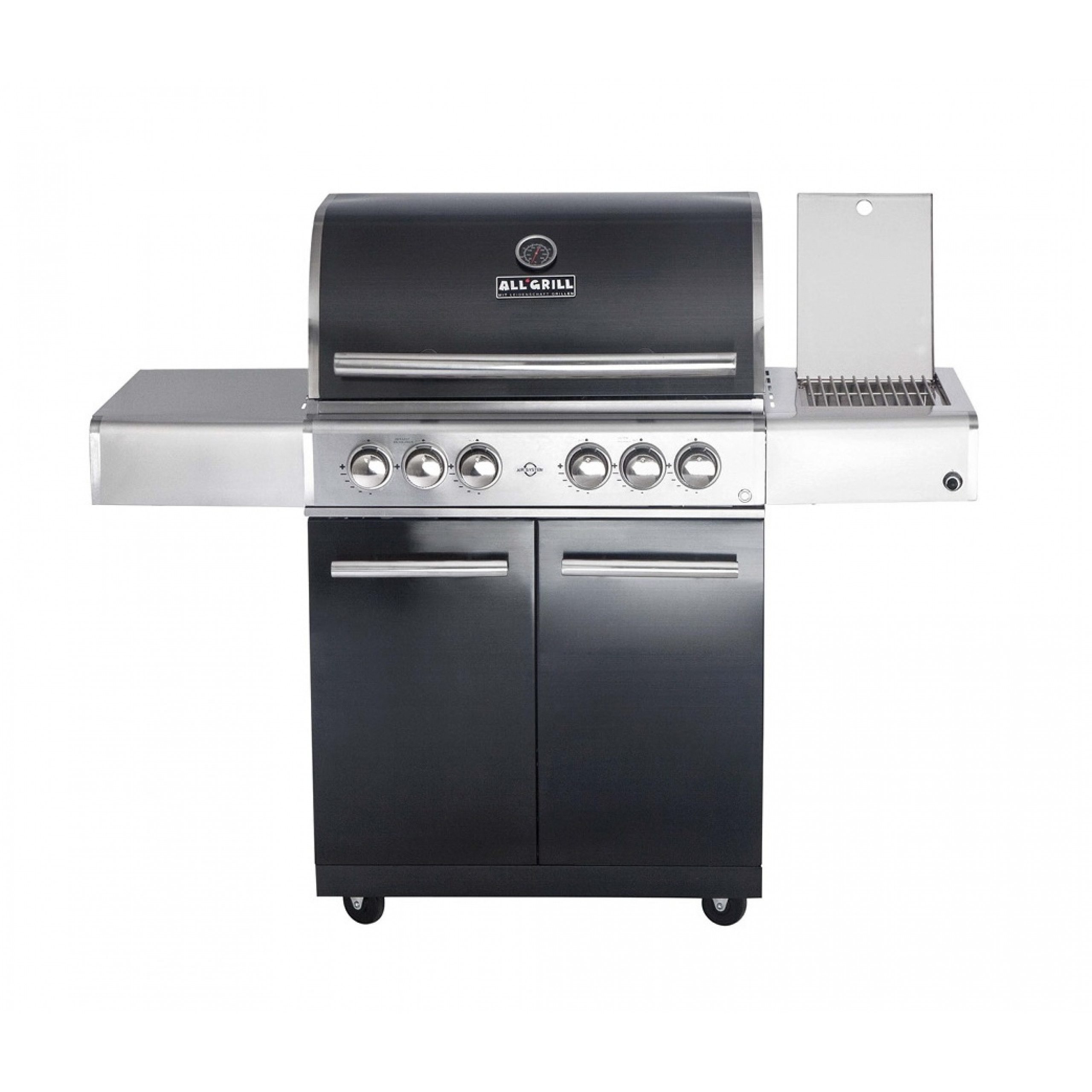 All Grill Gasgrill ALLGRILL Gasgrill CHEF L BLACK Modular Grundmodell 4 Brenner