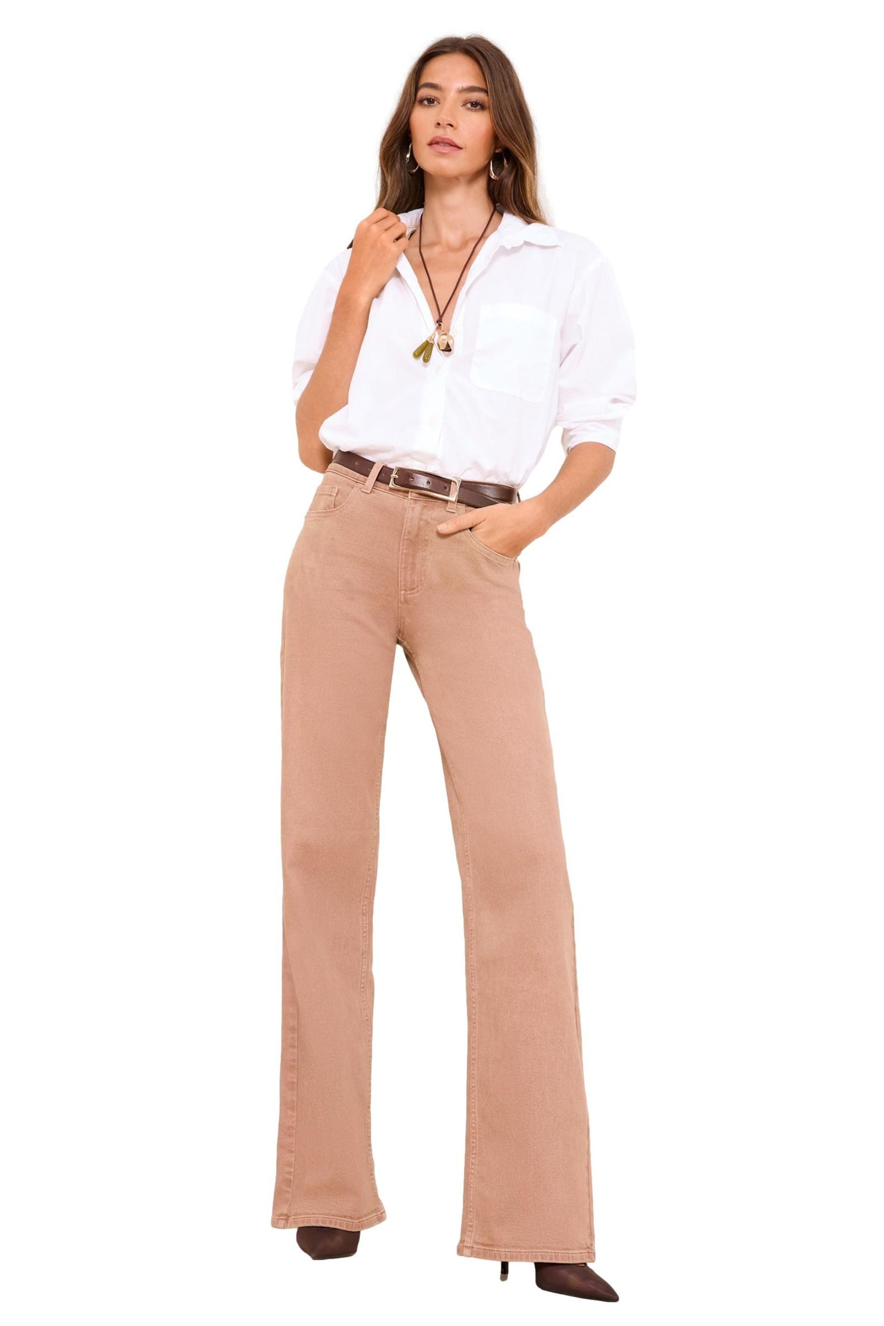 LIPSY Weite Jeans Lipsy Jeans mit weitem Bein, Regular (1-tlg)