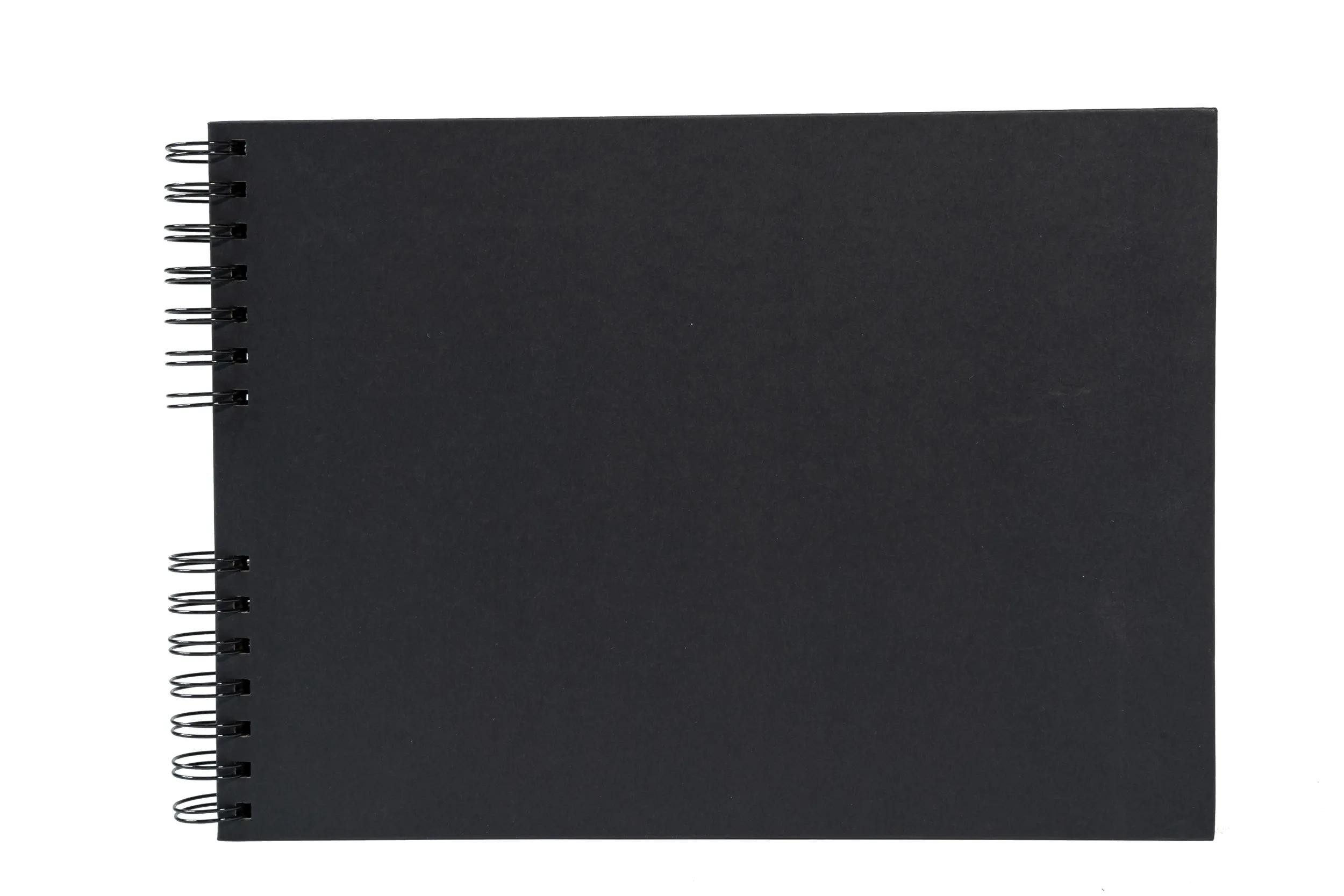 EXACOMPTA Fotoalbum Set Scrapbooking mit Fotoalbum 32x22 cm, SCRAP ADDICT, Schwarz, 16801E, Fotoalben