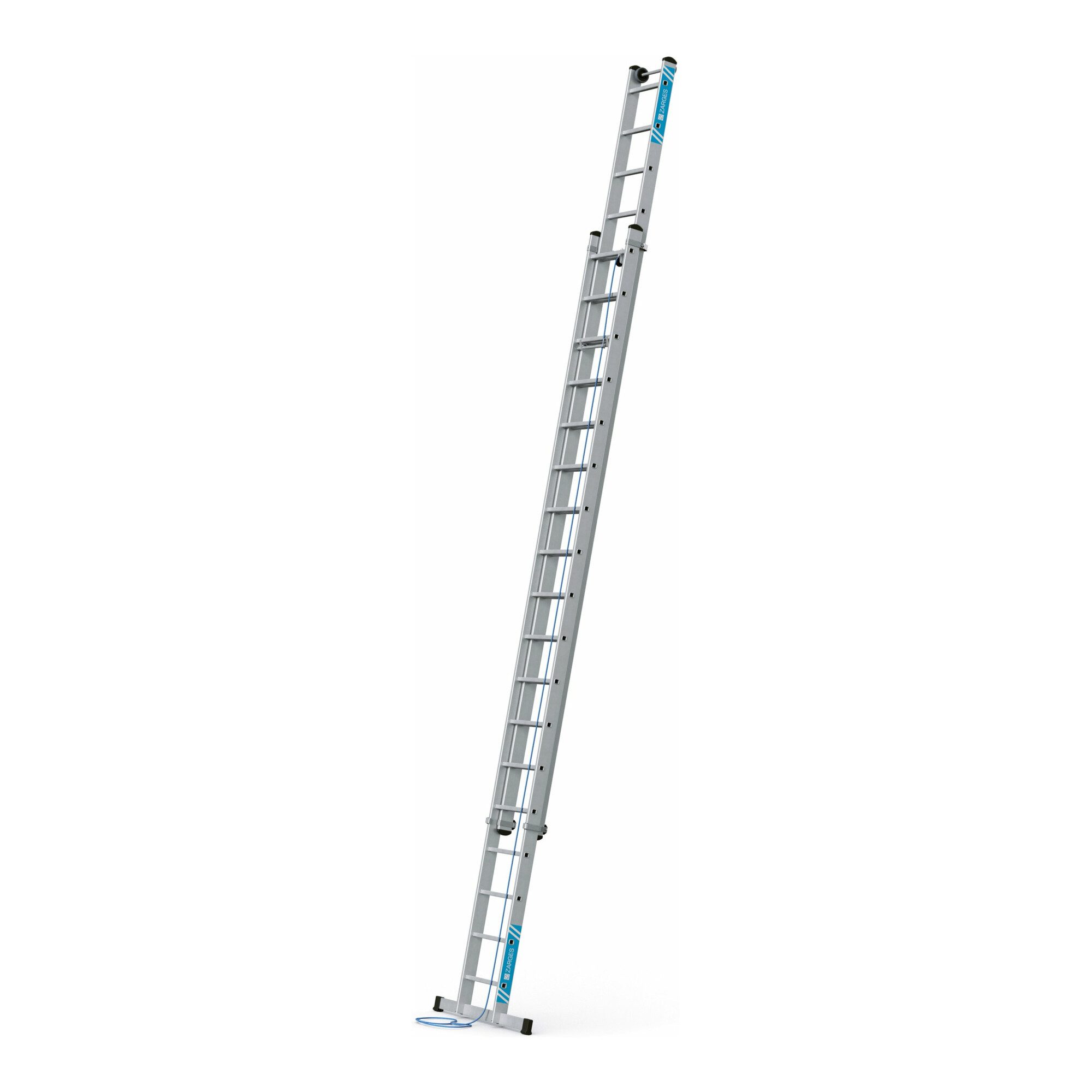 Zarges Anlegeleiter ZARGES Skyline 2E - LM-Seilzugleiter 2 x 18 Sprossen