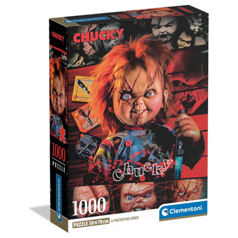 Clementoni® Puzzle Chucky Puzzle 1000 Stück, Puzzleteile